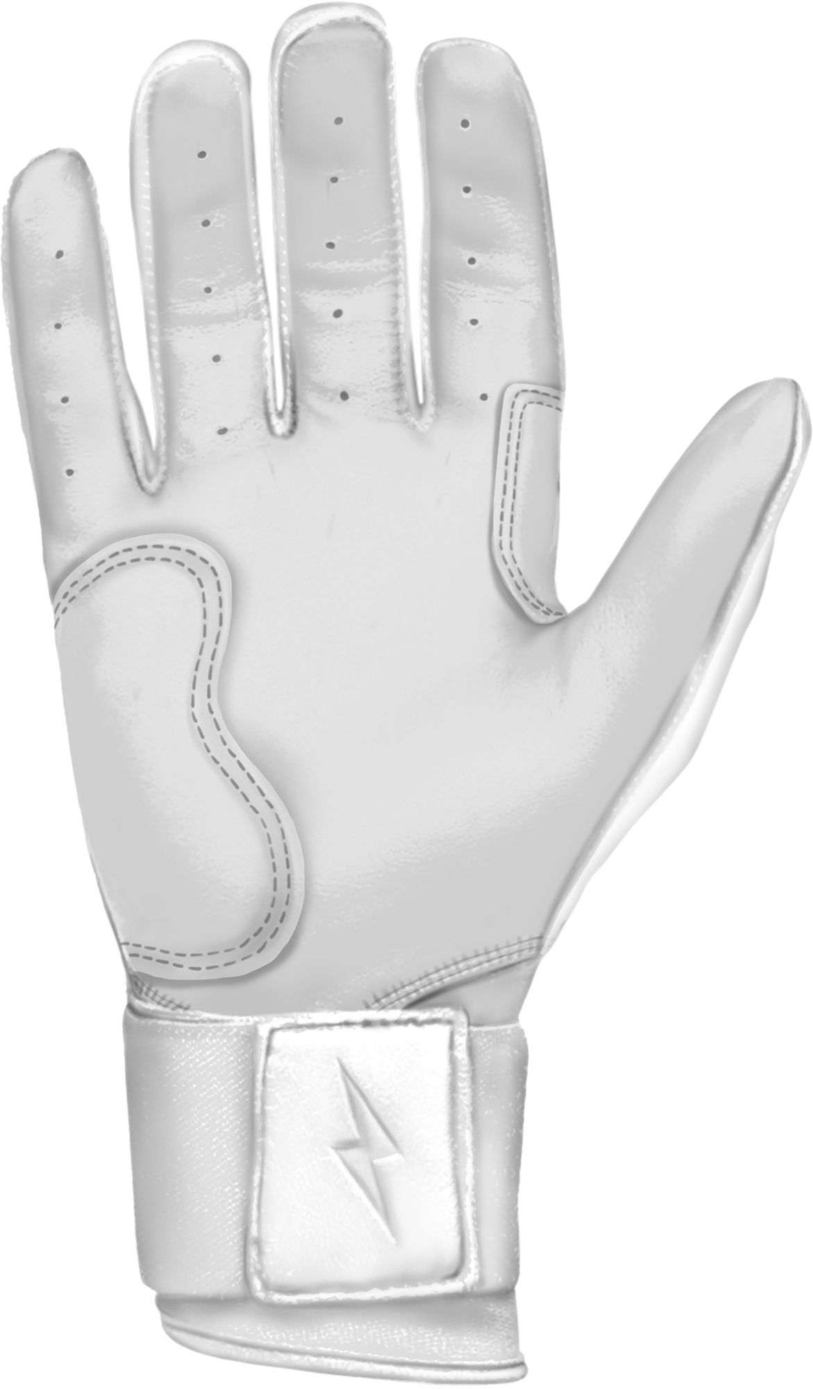 BRUCE BOLT Men's Chrome Series Long Cuff Batting Gloves product image