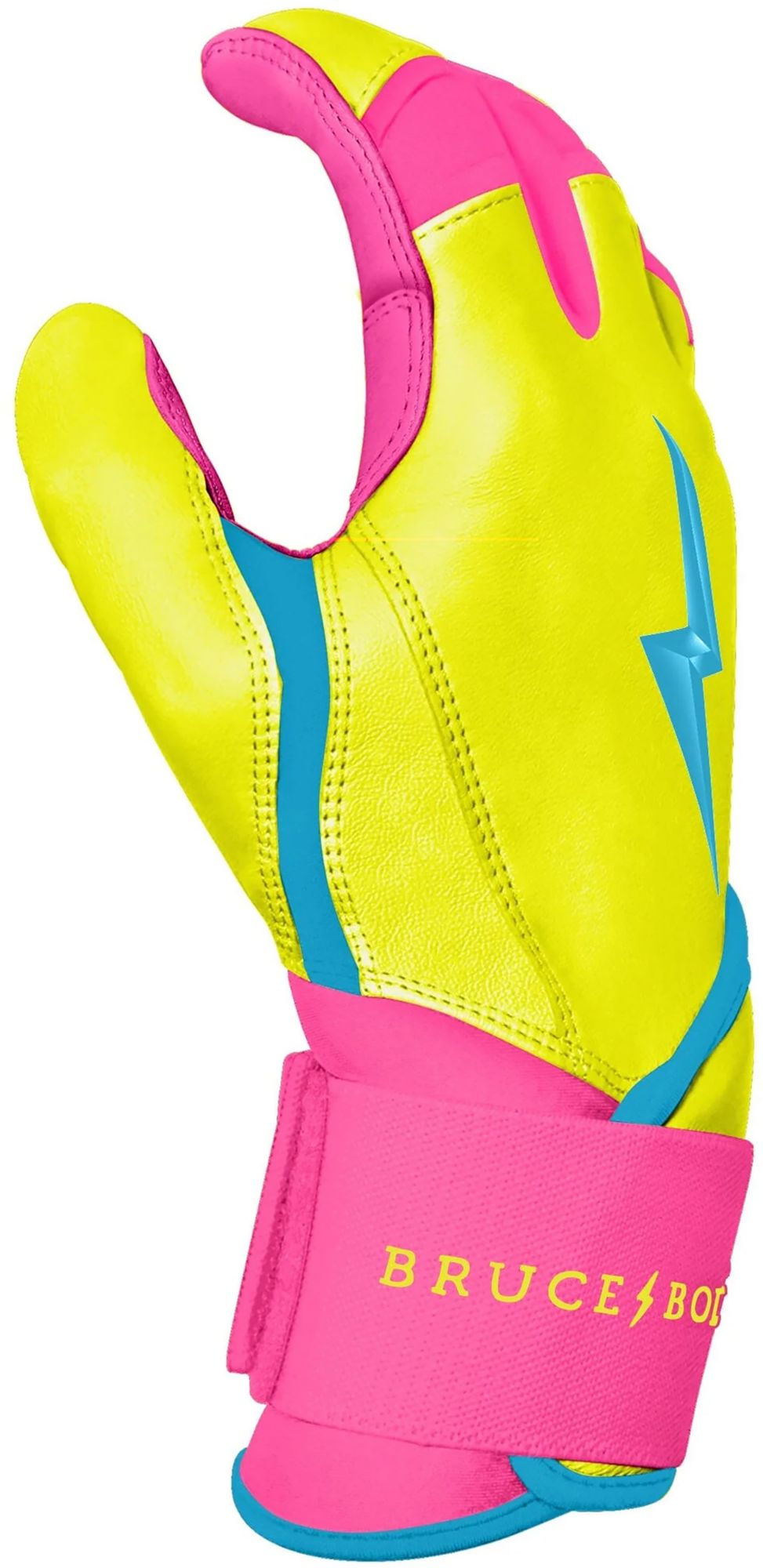 BRUCE BOLT Men's Bear Series Long Cuff Batting Gloves product image