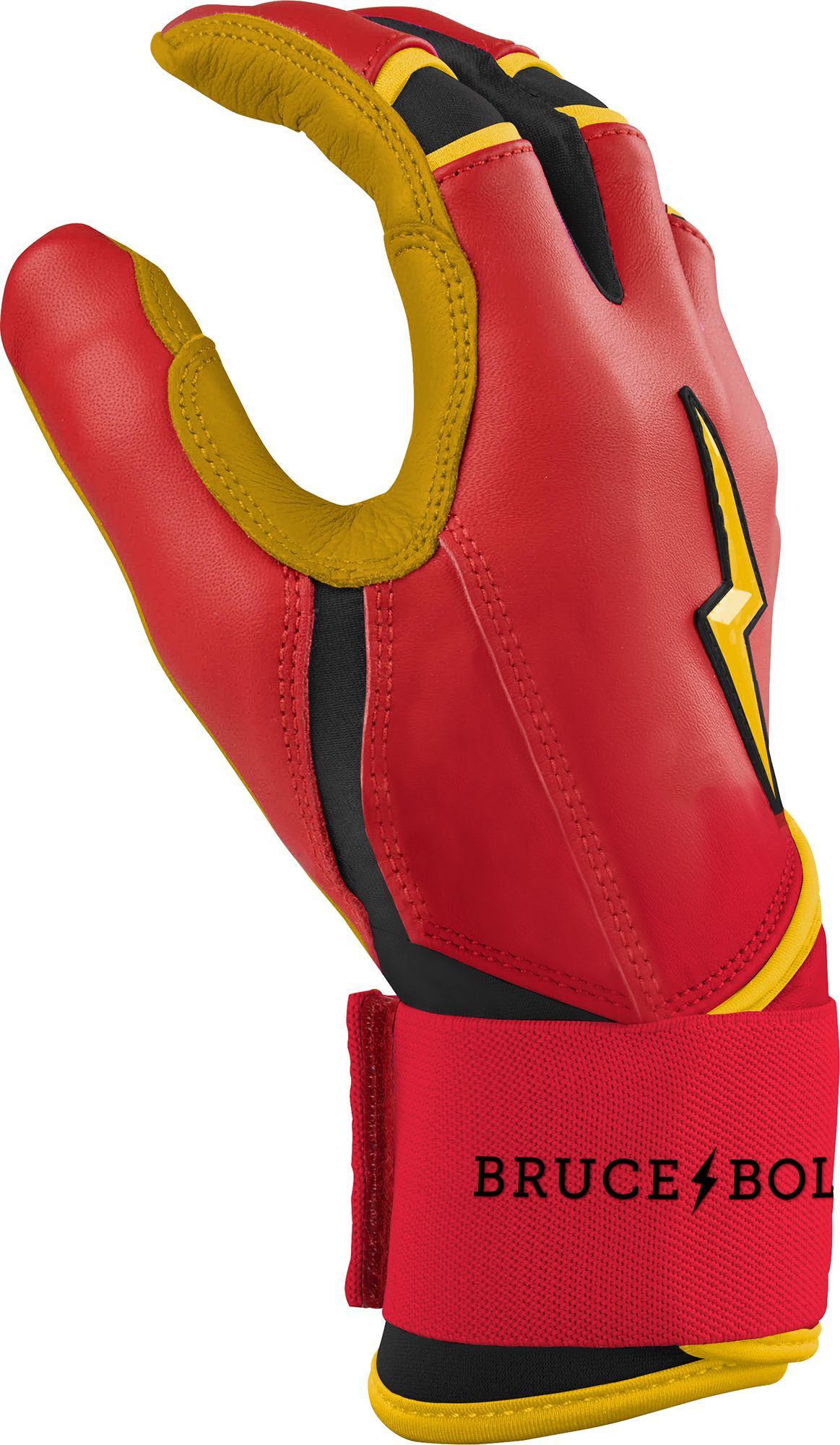 BRUCE BOLT Men's Creator Series Konnor Griffin Long Cuff Batting Gloves product image