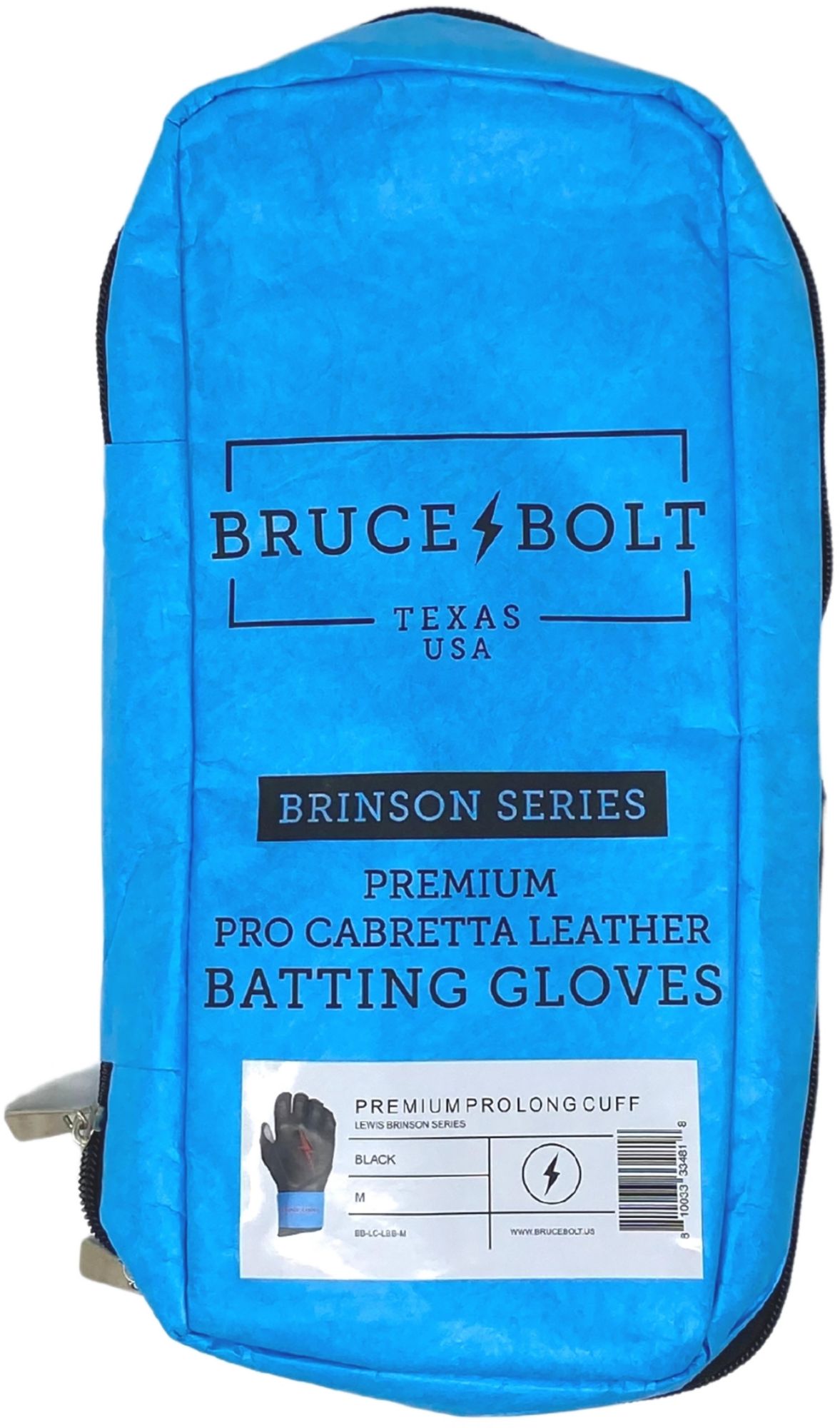 BRUCE BOLT Youth Bear Series Long Cuff Batting Gloves product image