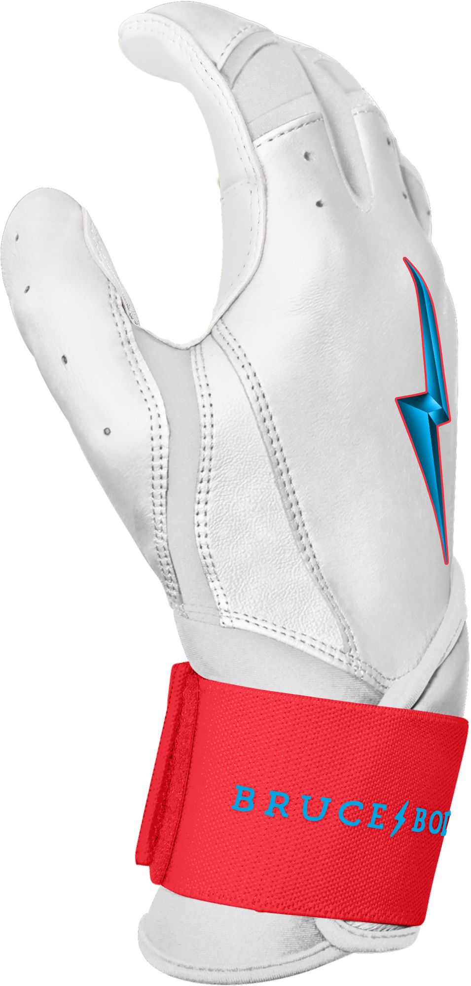 BRUCE BOLT Men's Bear Series Long Cuff Batting Gloves product image