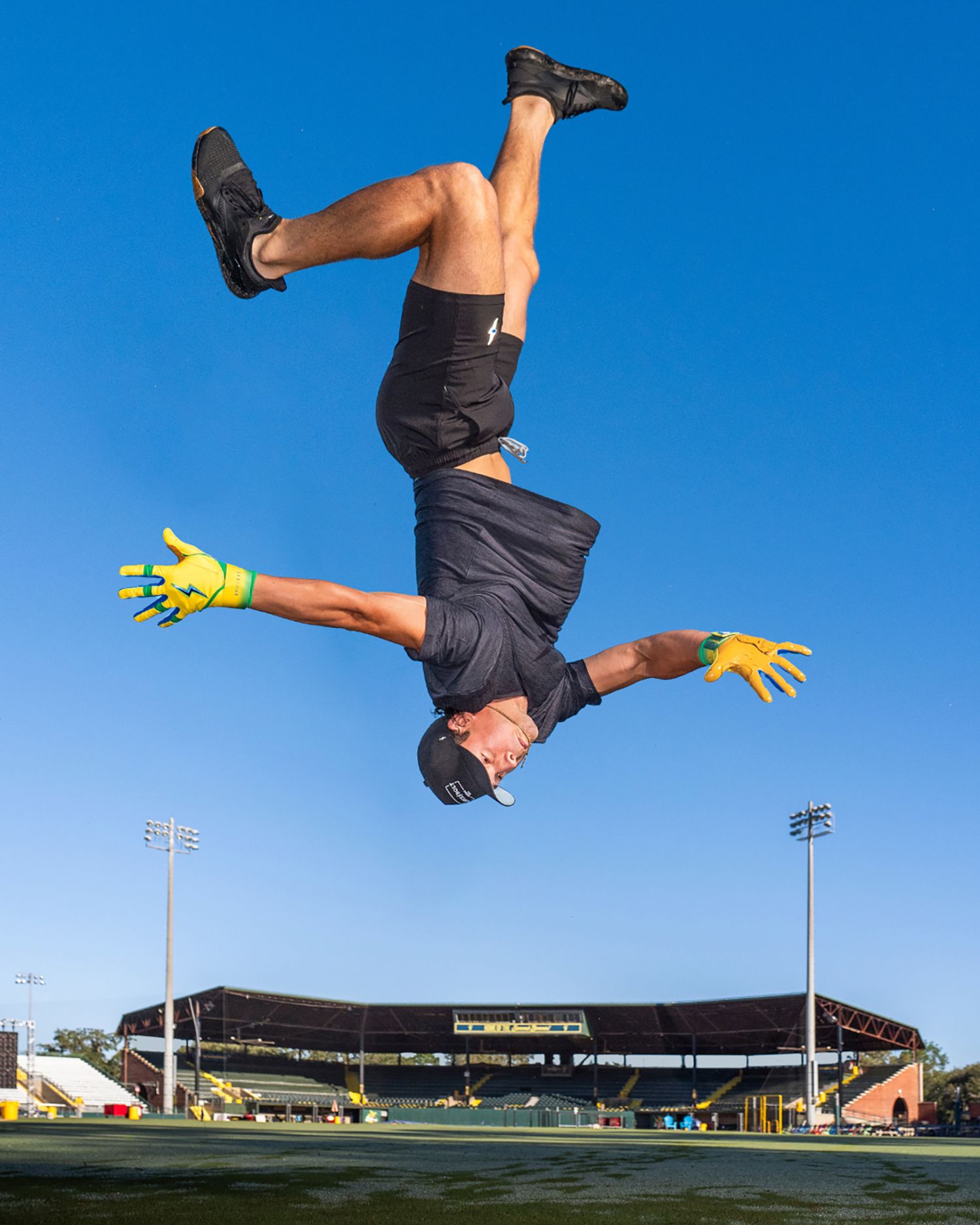 BRUCE BOLT Youth Creator Series Long Cuff Batting Gloves product image