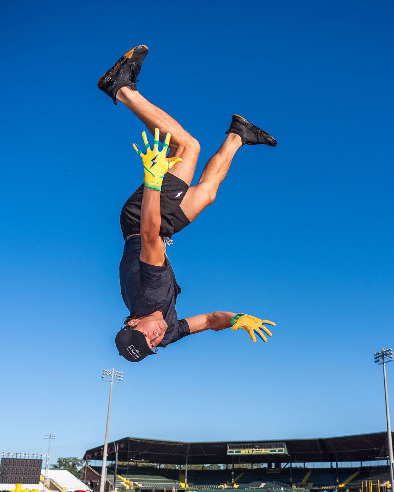 BRUCE BOLT Youth Creator Series Long Cuff Batting Gloves product image