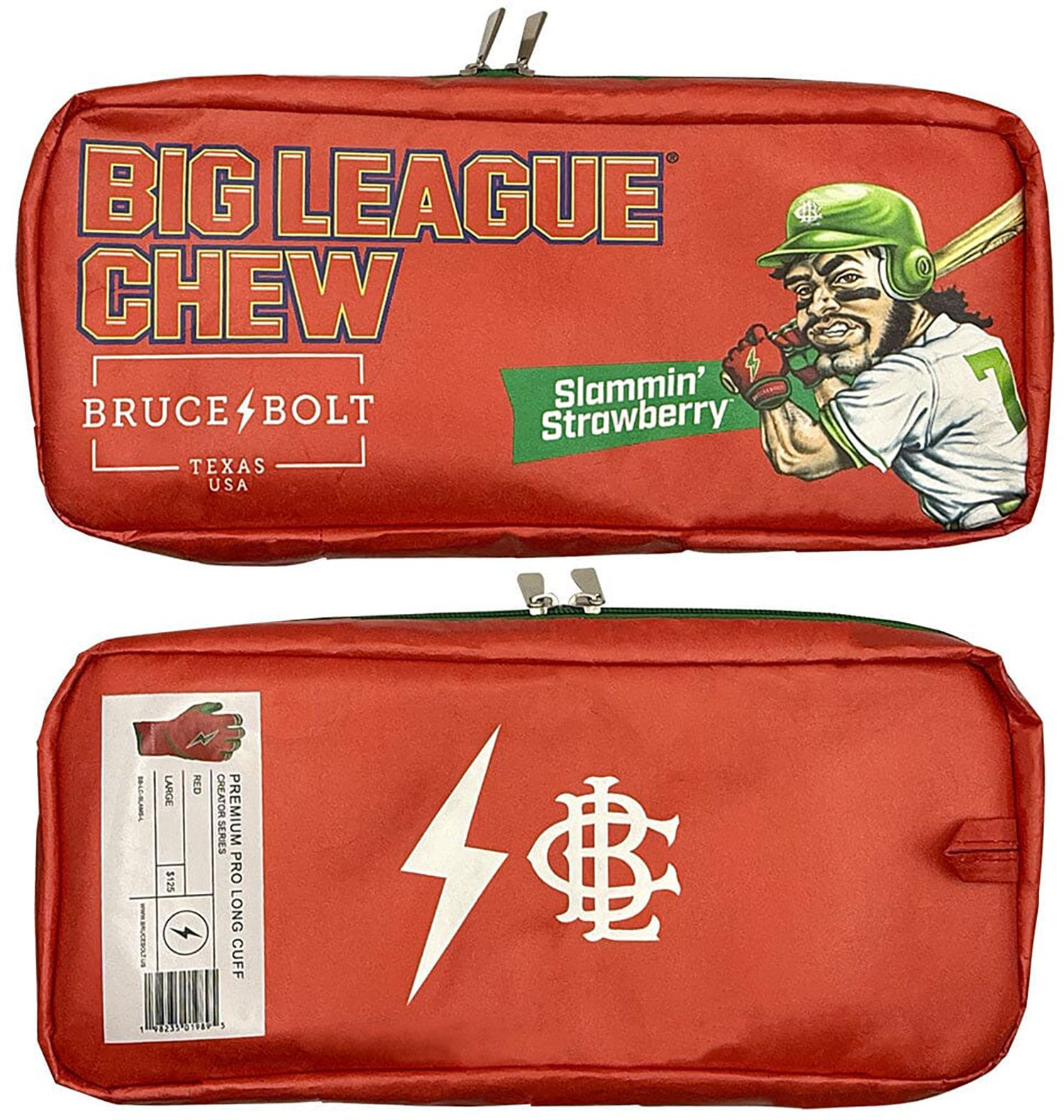 Bruce Bolt Youth Big League Chew Long Cuff Batting Gloves product image