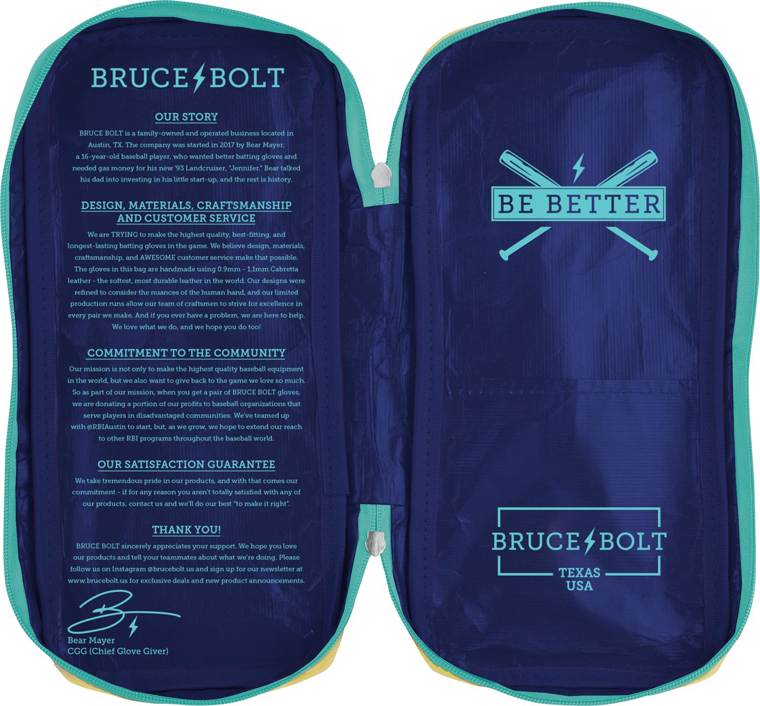 BRUCE BOLT Women's Bear Series Short Cuff Batting Gloves product image