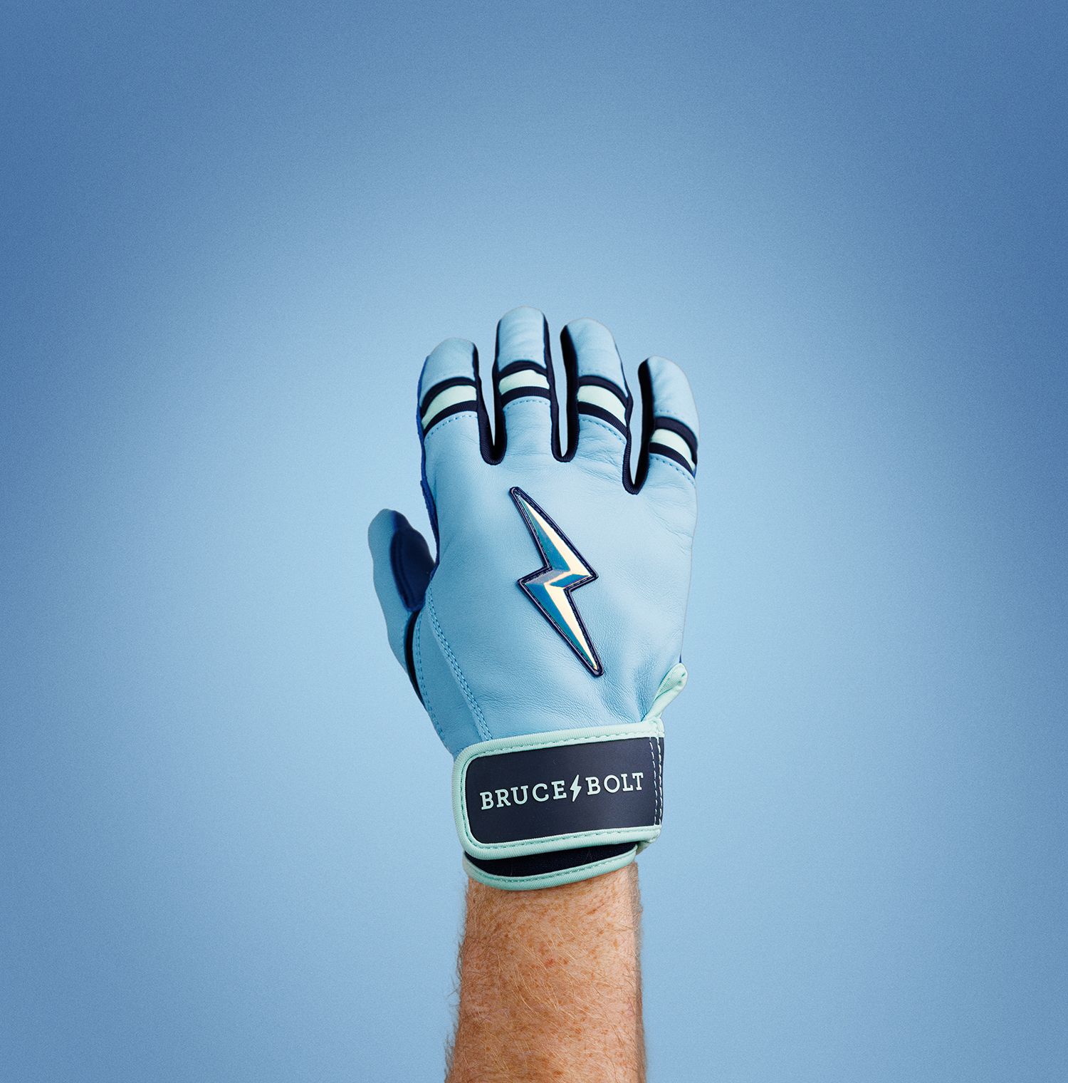 BRUCE BOLT Men's Bear Series Short Cuff Batting Gloves product image