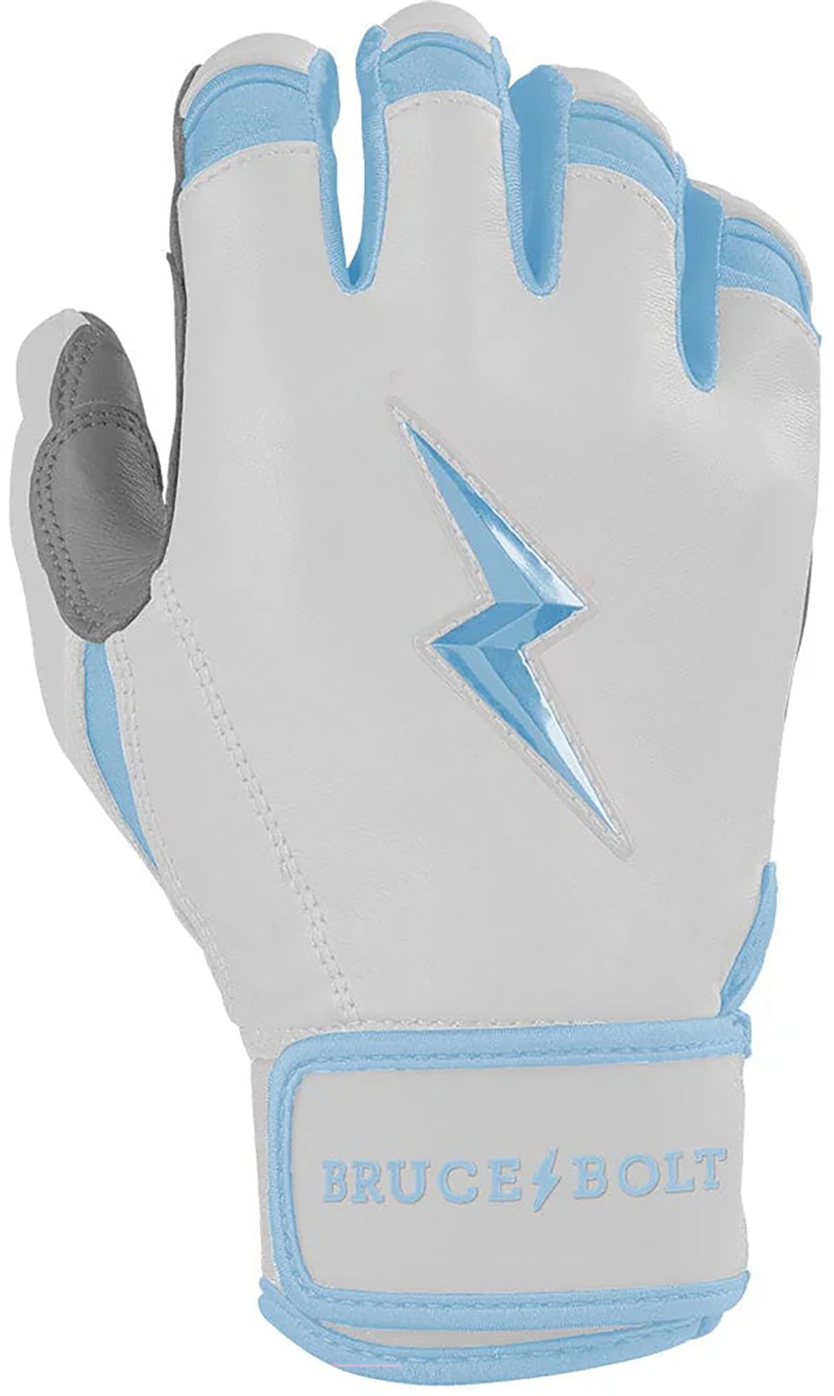 BRUCE BOLT Youth Chrome Series Short Cuff Batting Gloves product image