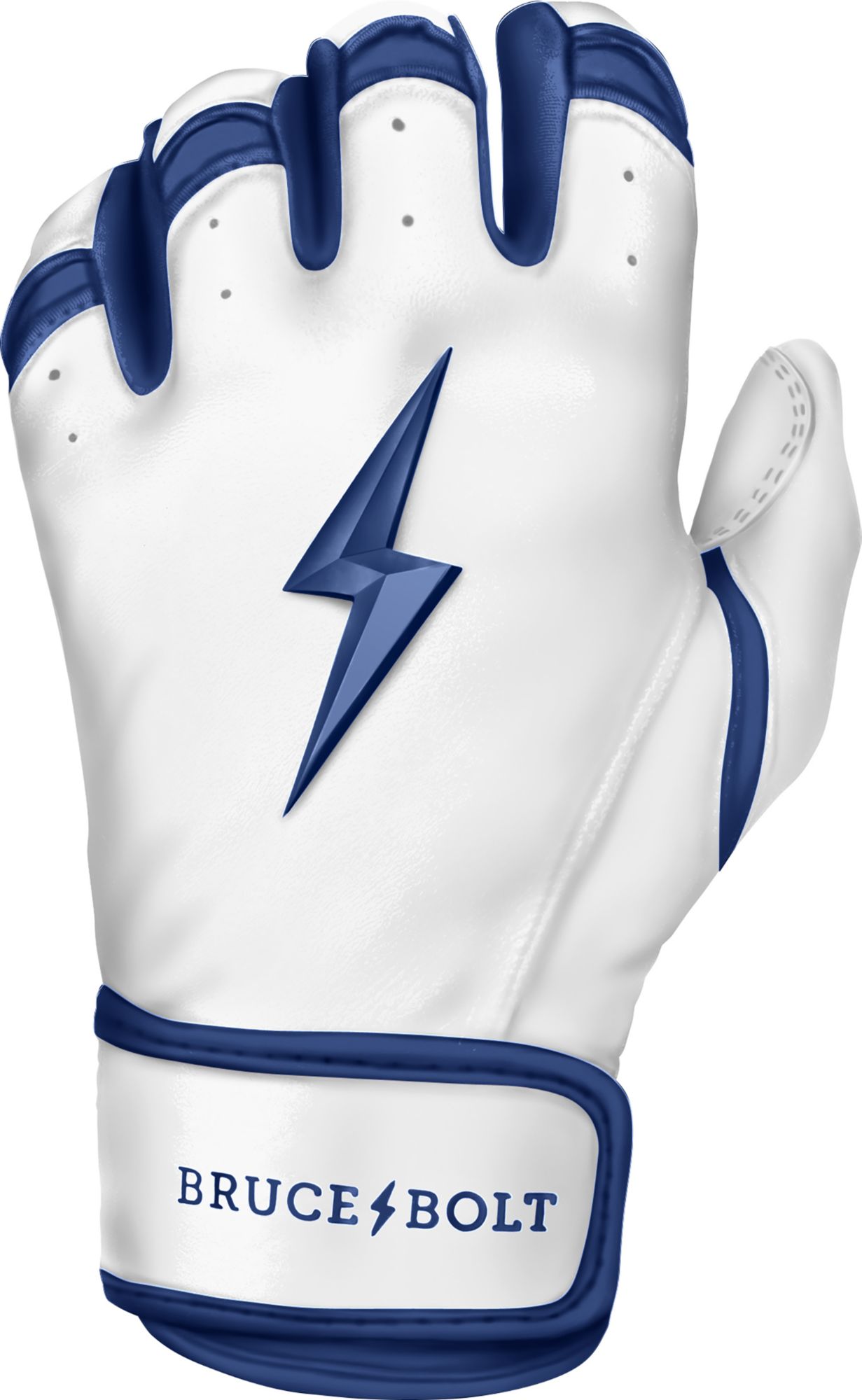 BRUCE BOLT Men's Chrome Series Short Cuff Batting Gloves product image