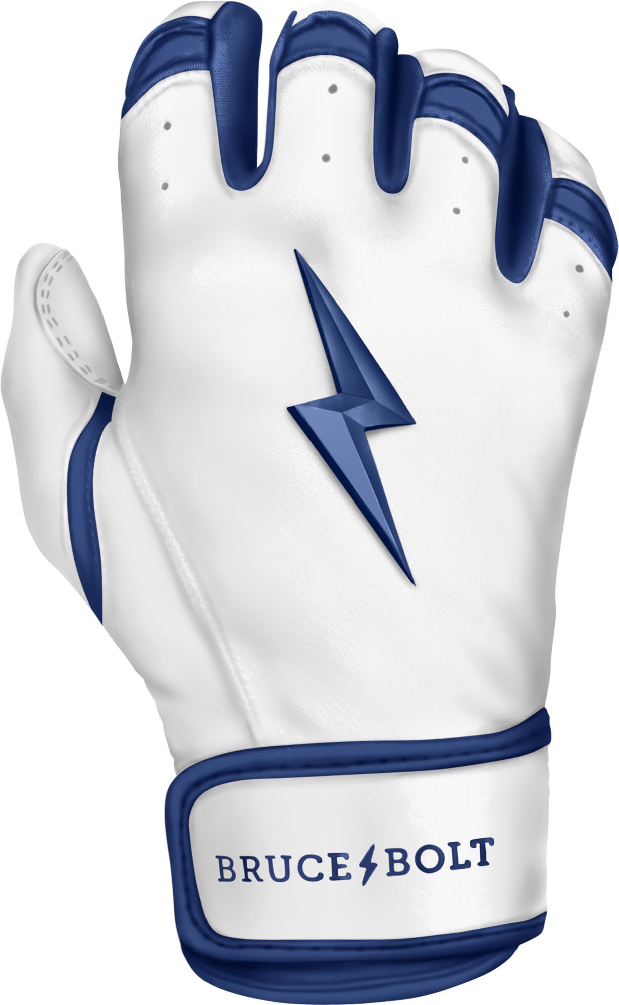 BRUCE BOLT Men's Chrome Series Short Cuff Batting Gloves product image