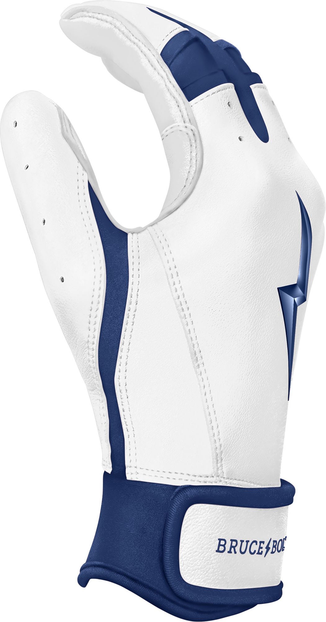 BRUCE BOLT Men's Chrome Series Short Cuff Batting Gloves product image
