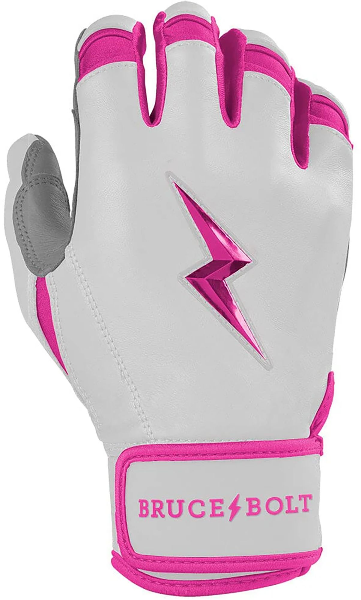 BRUCE BOLT Women's Chrome Series Short Cuff Batting Gloves product image