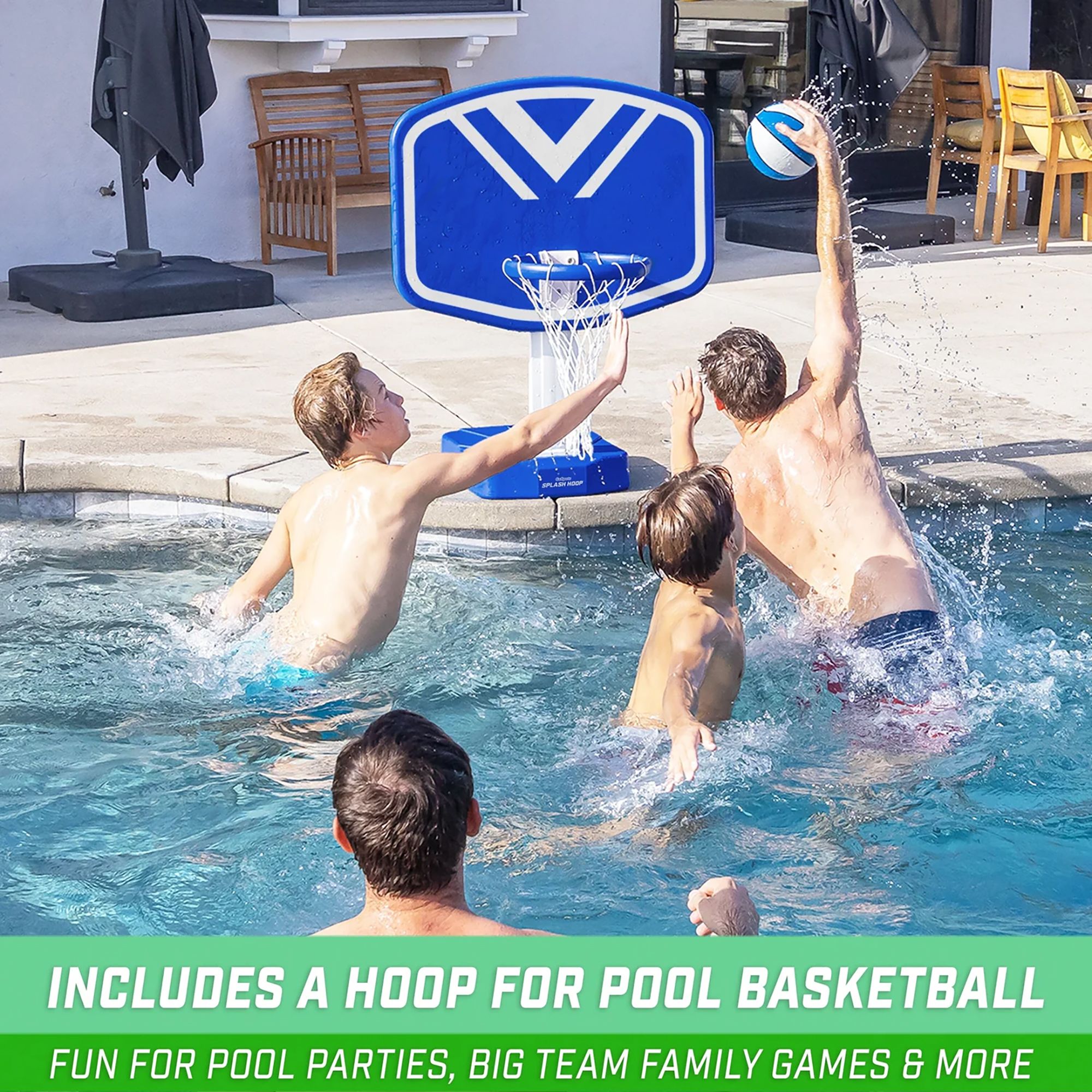 Go Sports Outdoor Pool Basketball and Volleyball Set product image