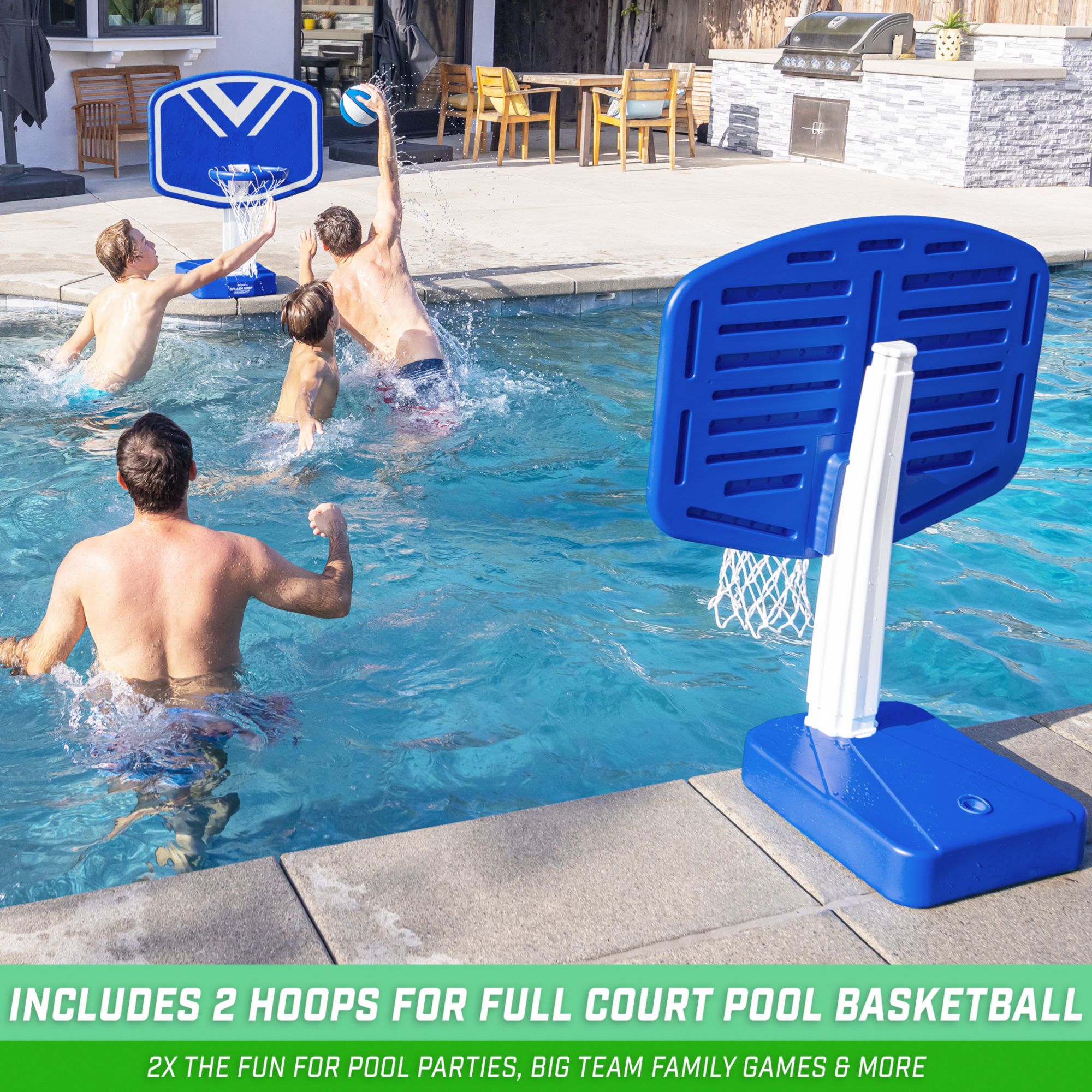 GoSports Splash Hoop PRO Poolside Basketball Game