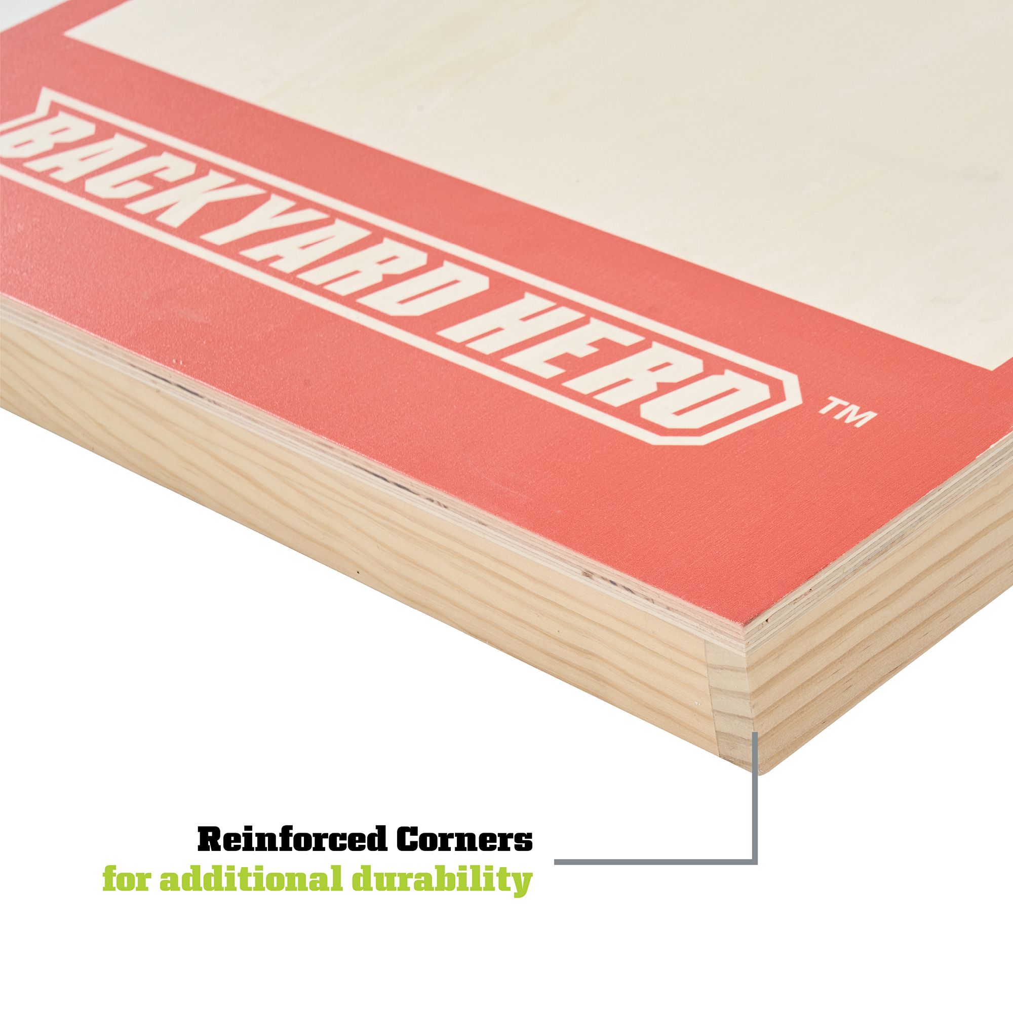 Backyard Hero 2x4 Solid Wooden Cornhole Board Game product image