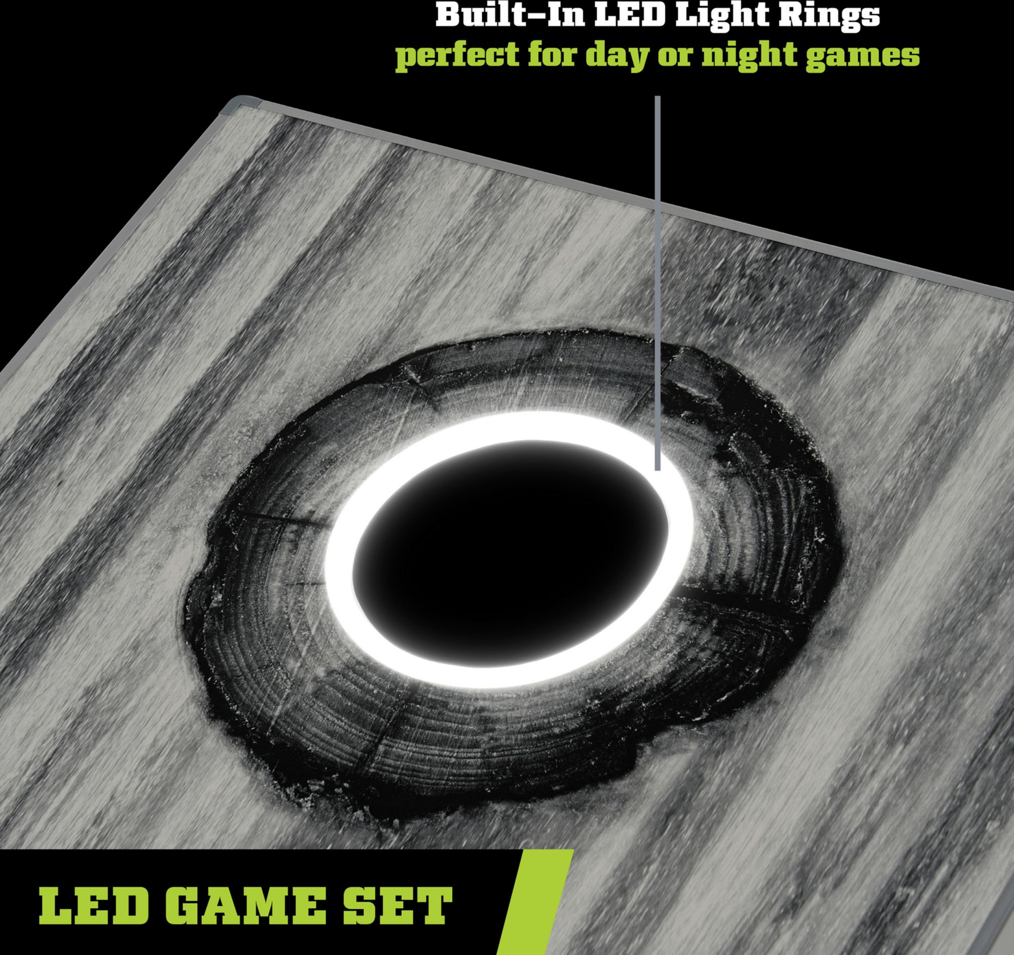 Backyard Hero 2x4 Aluminum LED Cornhole Board Game product image