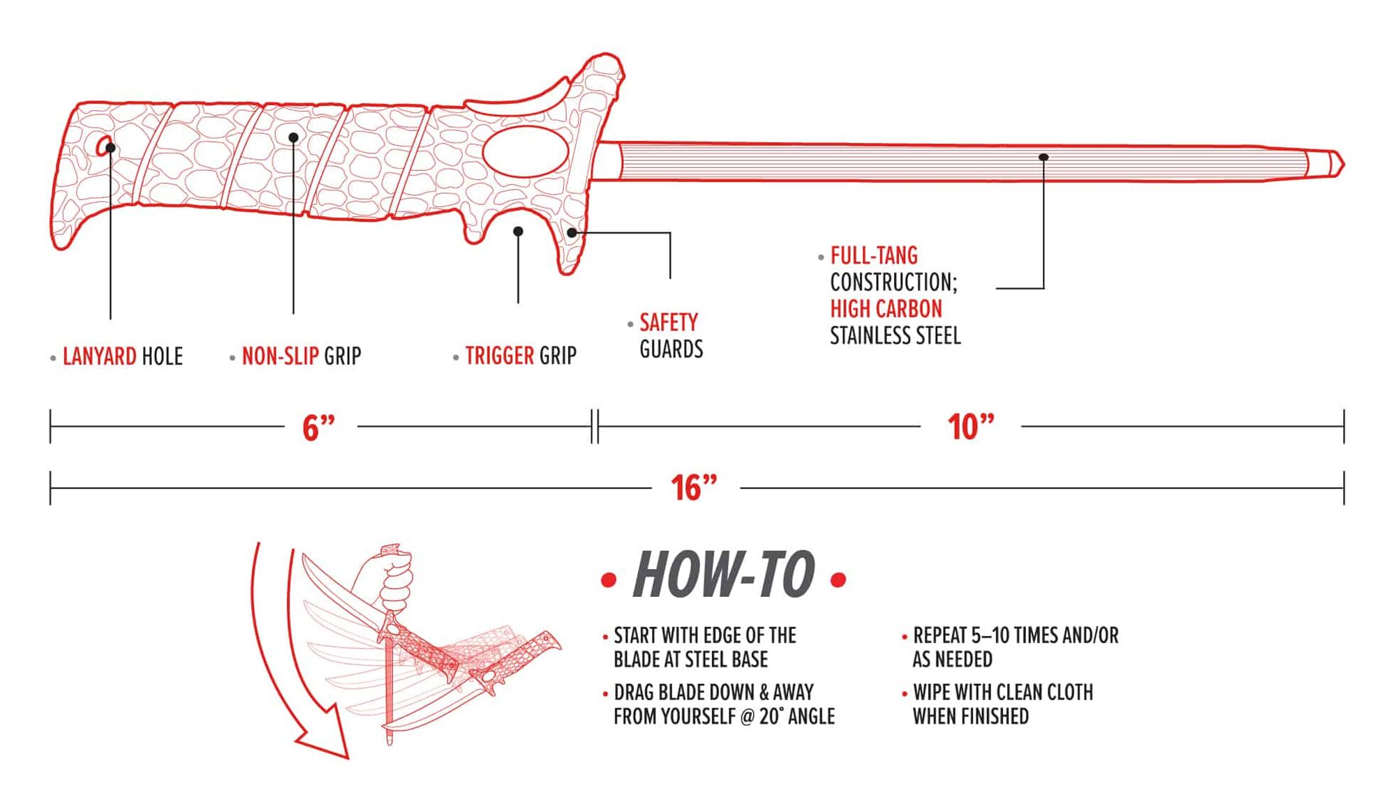 Bubba Blade Sharpening Steel product image