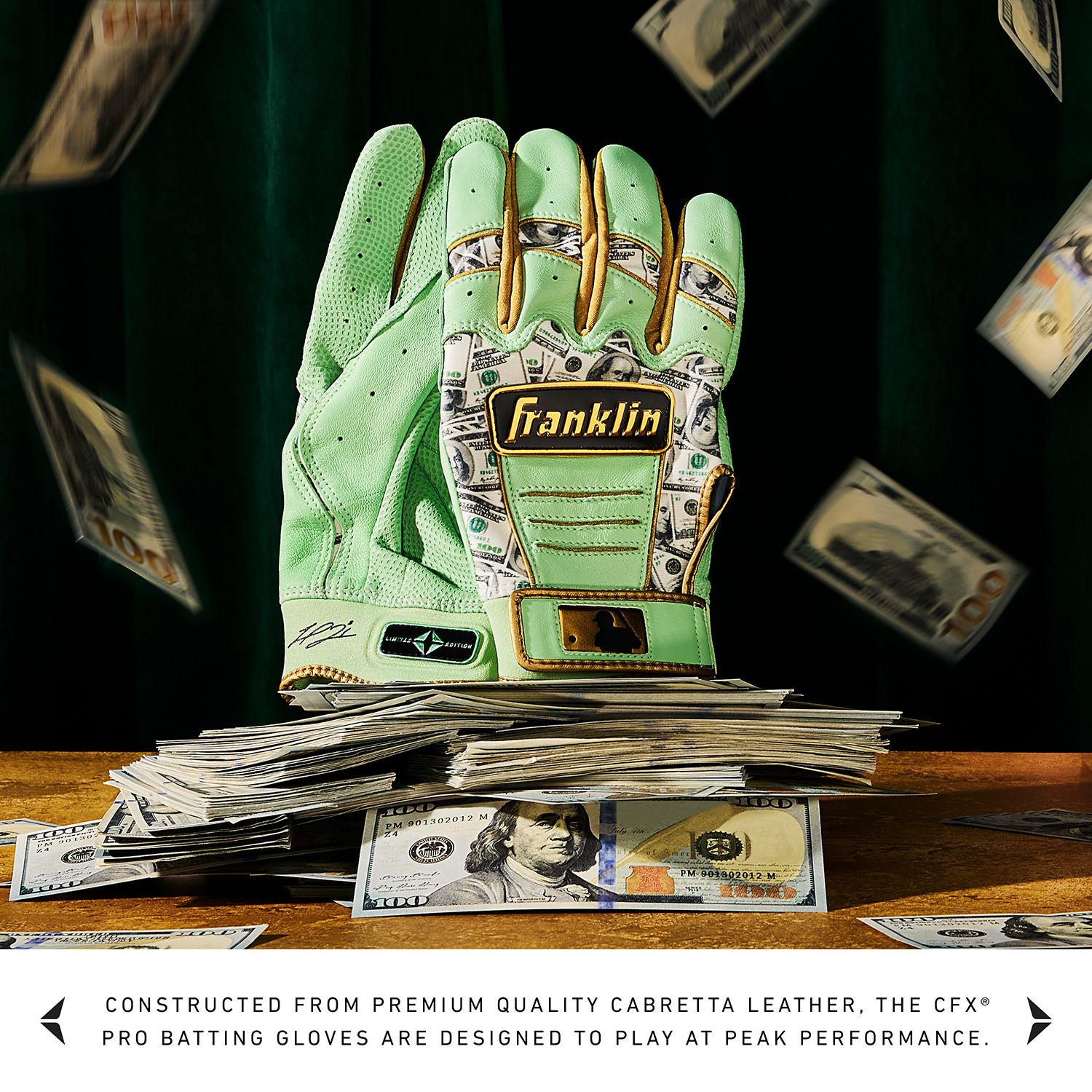 Franklin Youth Michael Harris II CFX Pro Batting Gloves product image