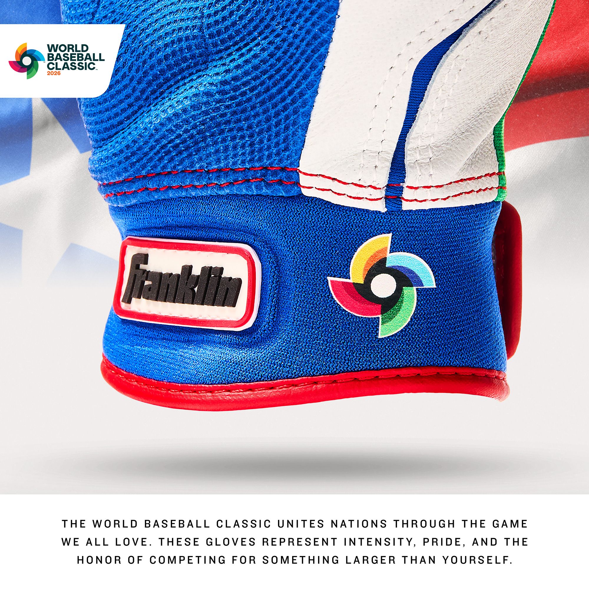 Franklin Adult CFX WBC USA Pro Batting Gloves product image