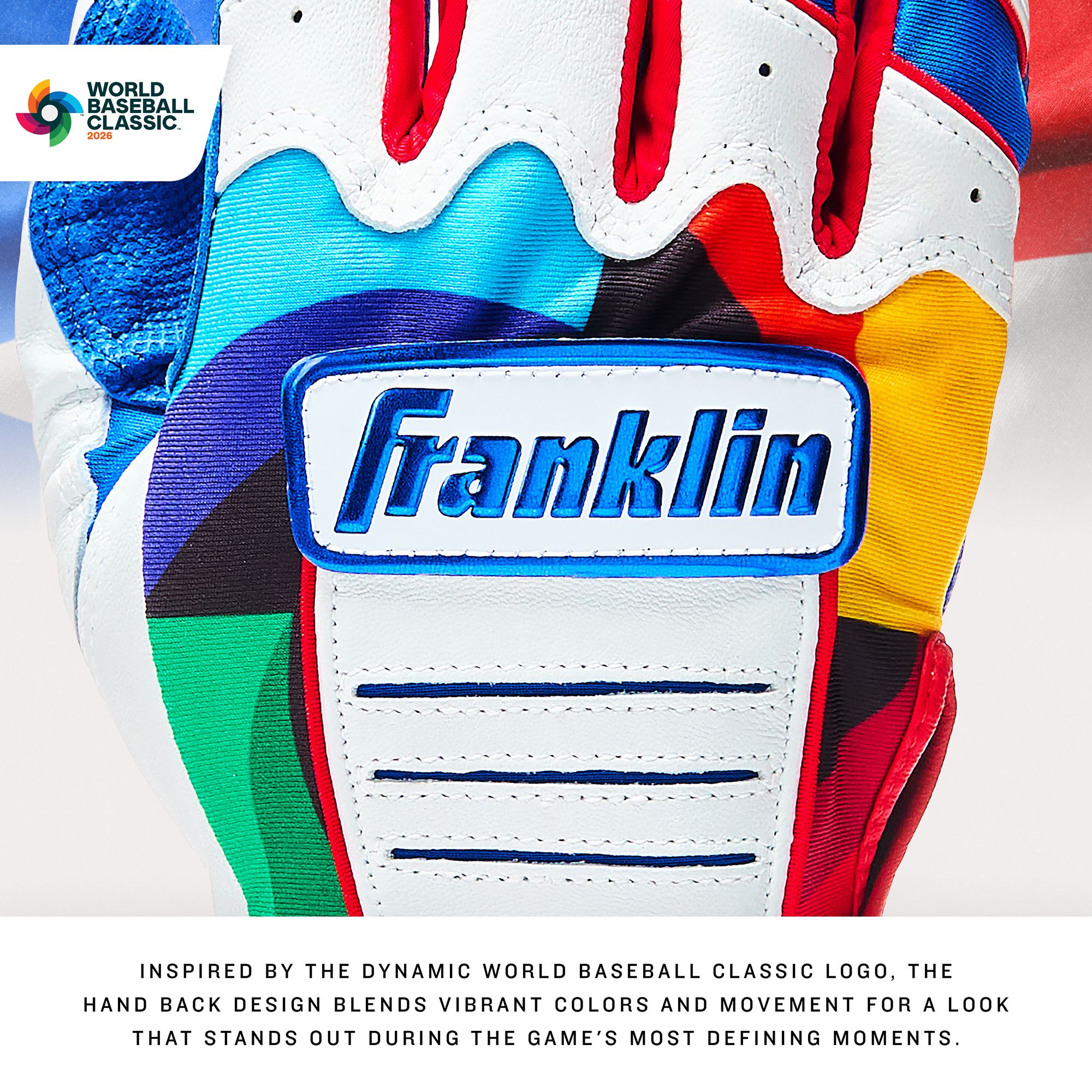 Franklin Adult CFX WBC USA Pro Batting Gloves product image
