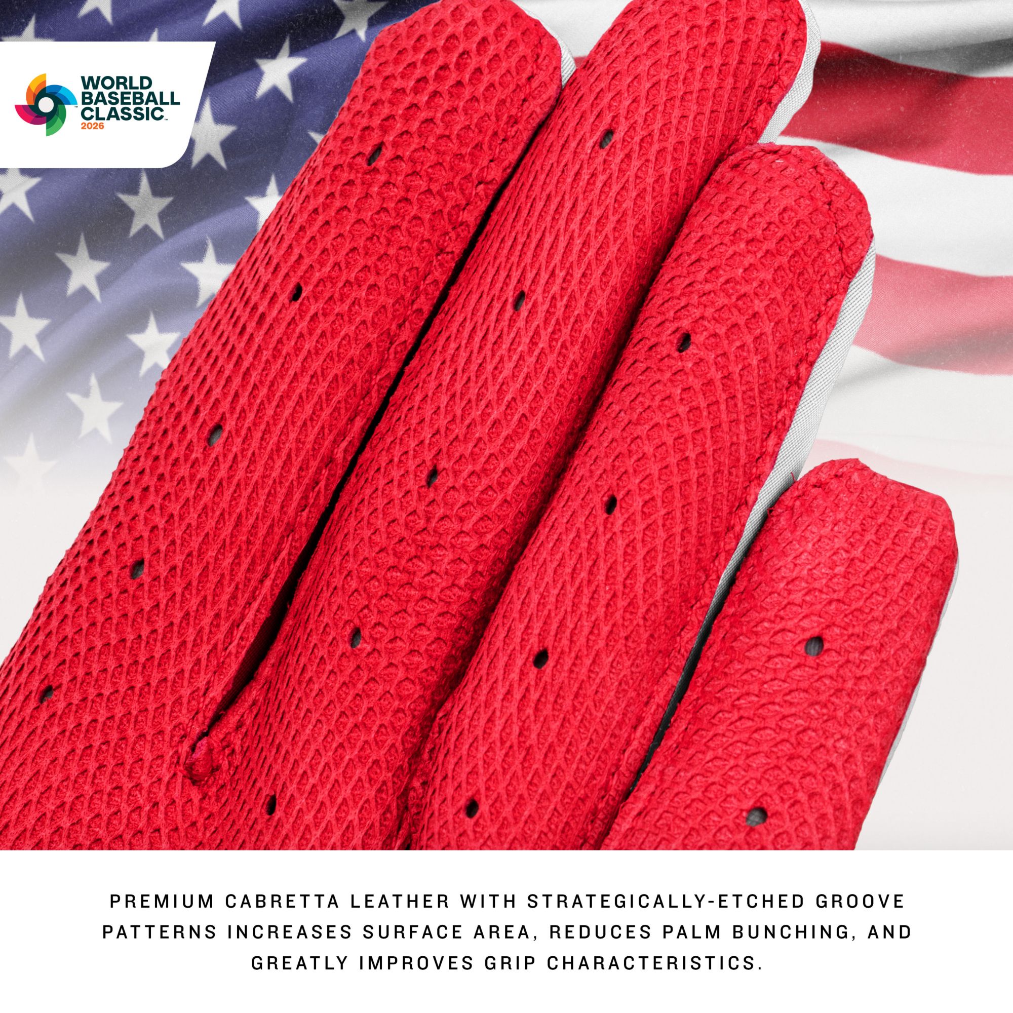 Franklin Youth CFX Pro USA World Baseball Classic Batting Gloves product image