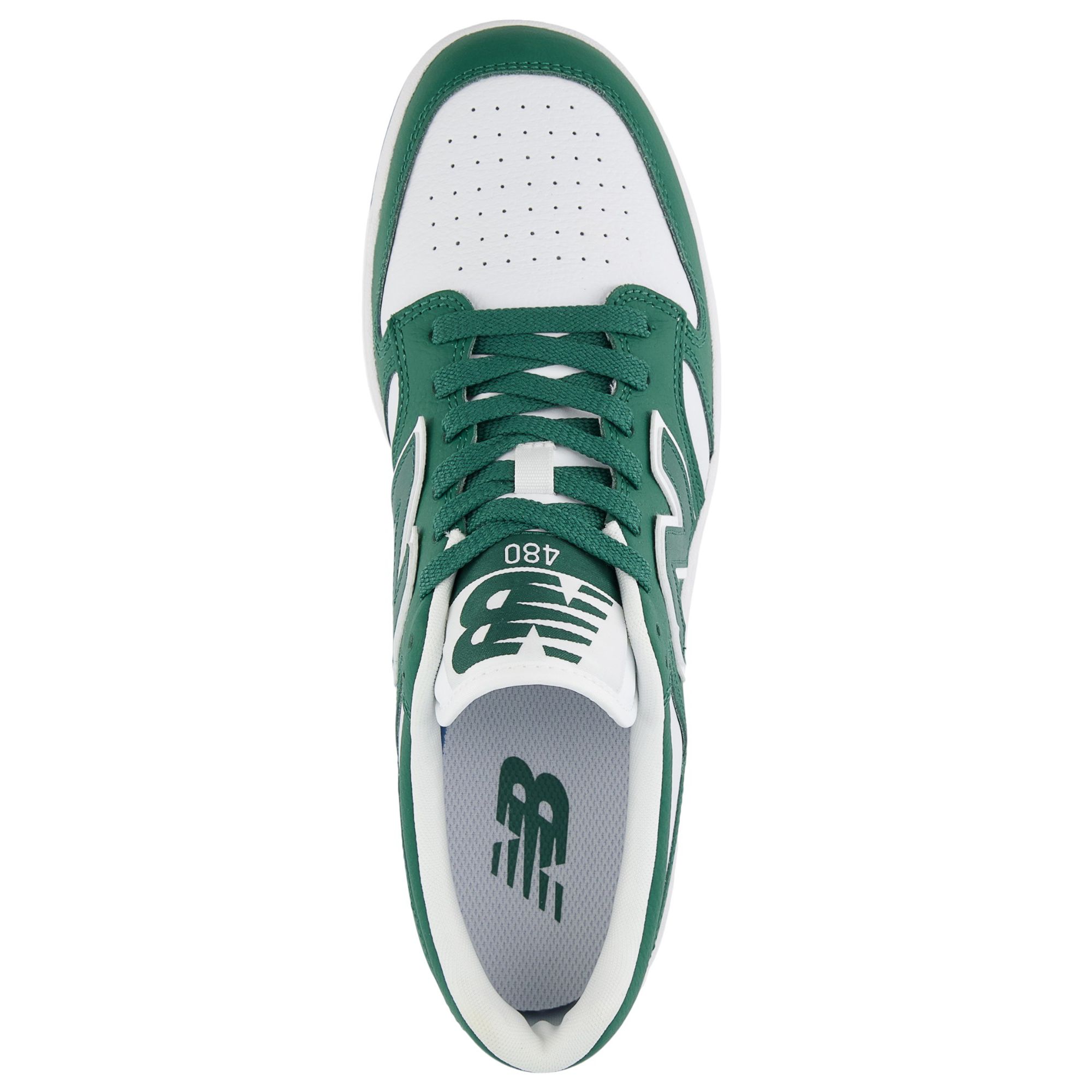 New Balance 480 Shoes -  Classic Green/White