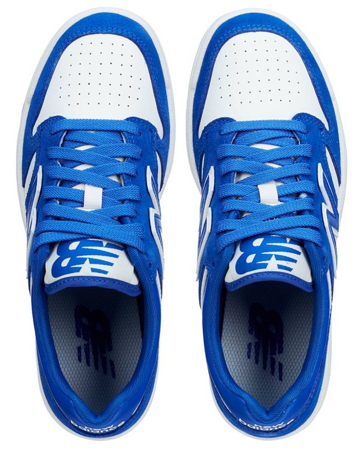 Blue and White Shoes 