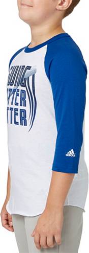 adidas Boys' Swing Batter ¾ Sleeve Baseball Shirt product image