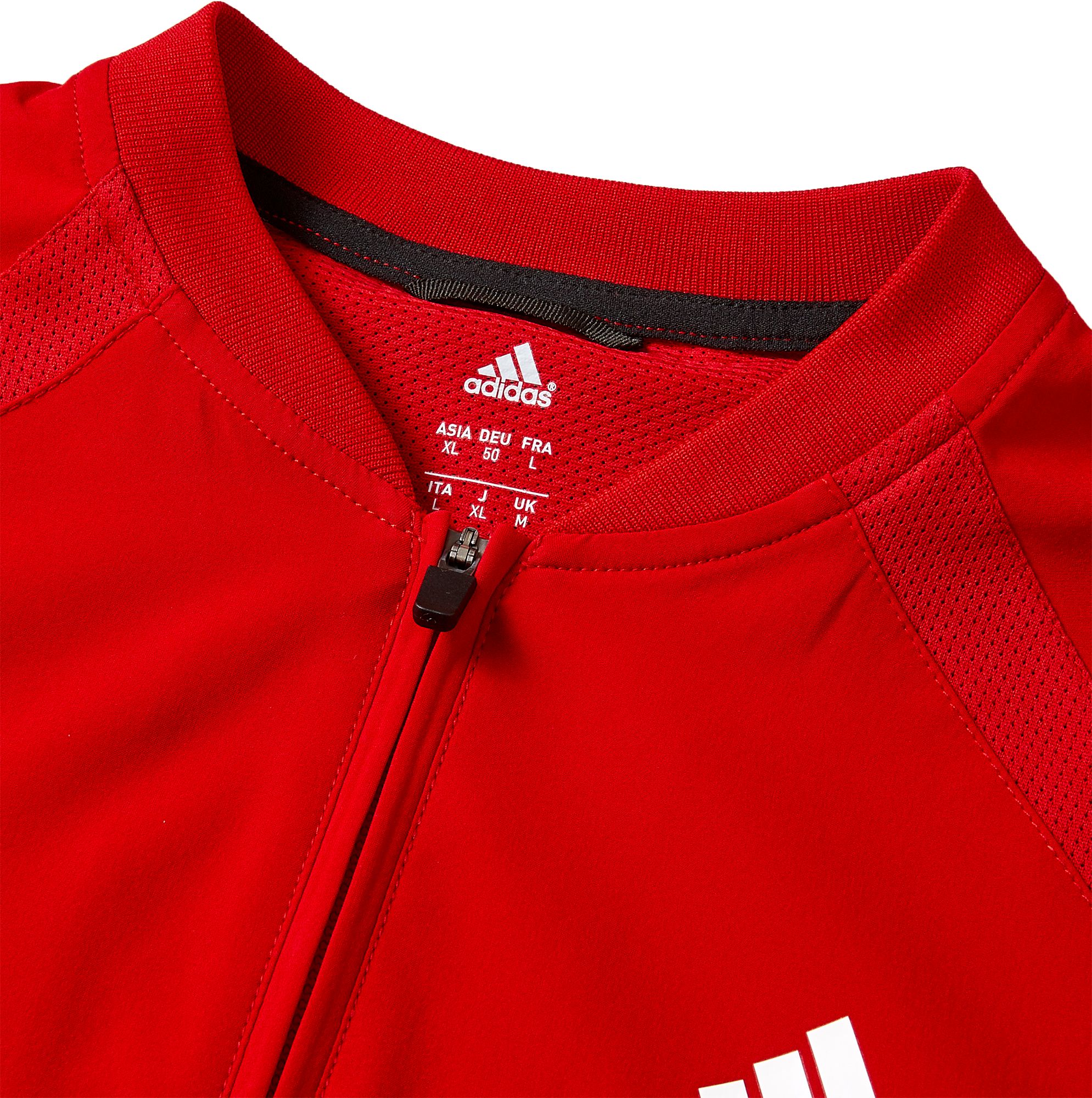adidas triple stripe baseball jacket