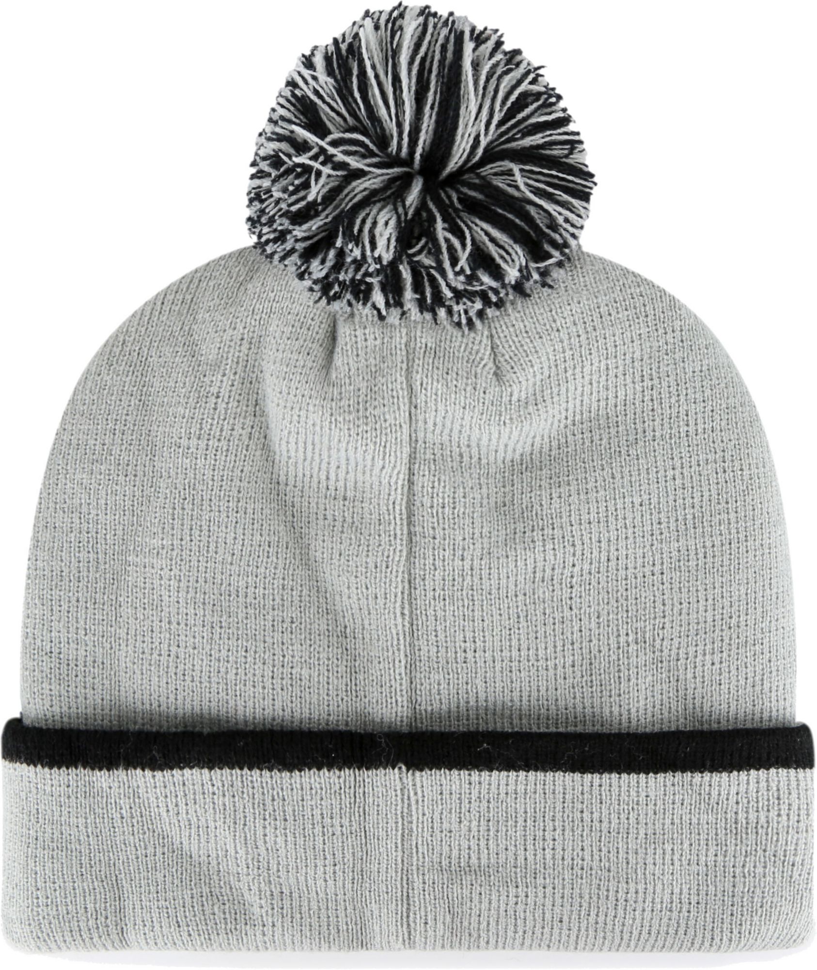 ‘47 Men's Chicago White Sox Grey Bar Cuffed Knit Pom Hat product image