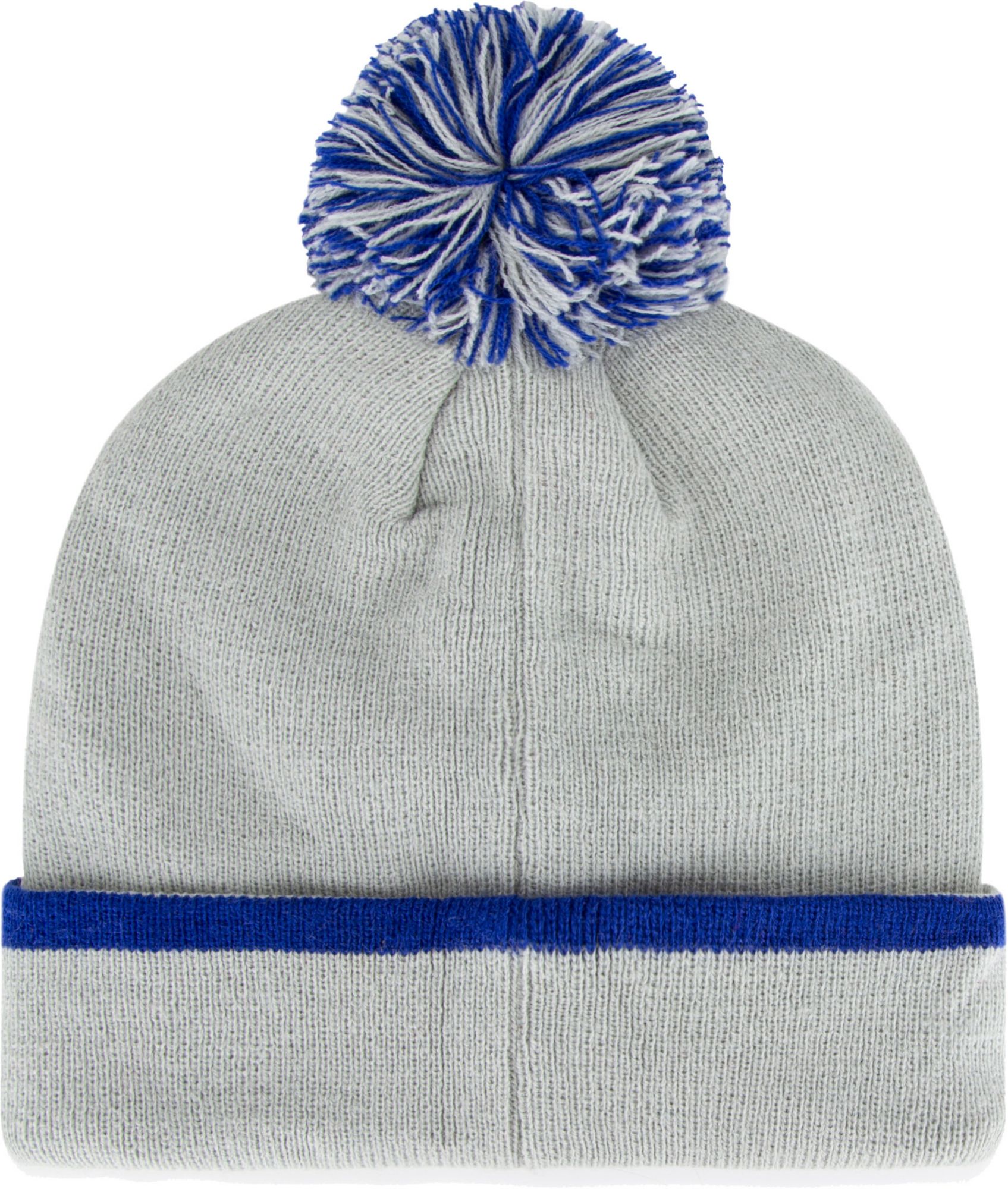 ‘47 Men's New York Mets Grey Bar Cuffed Knit Pom Hat product image
