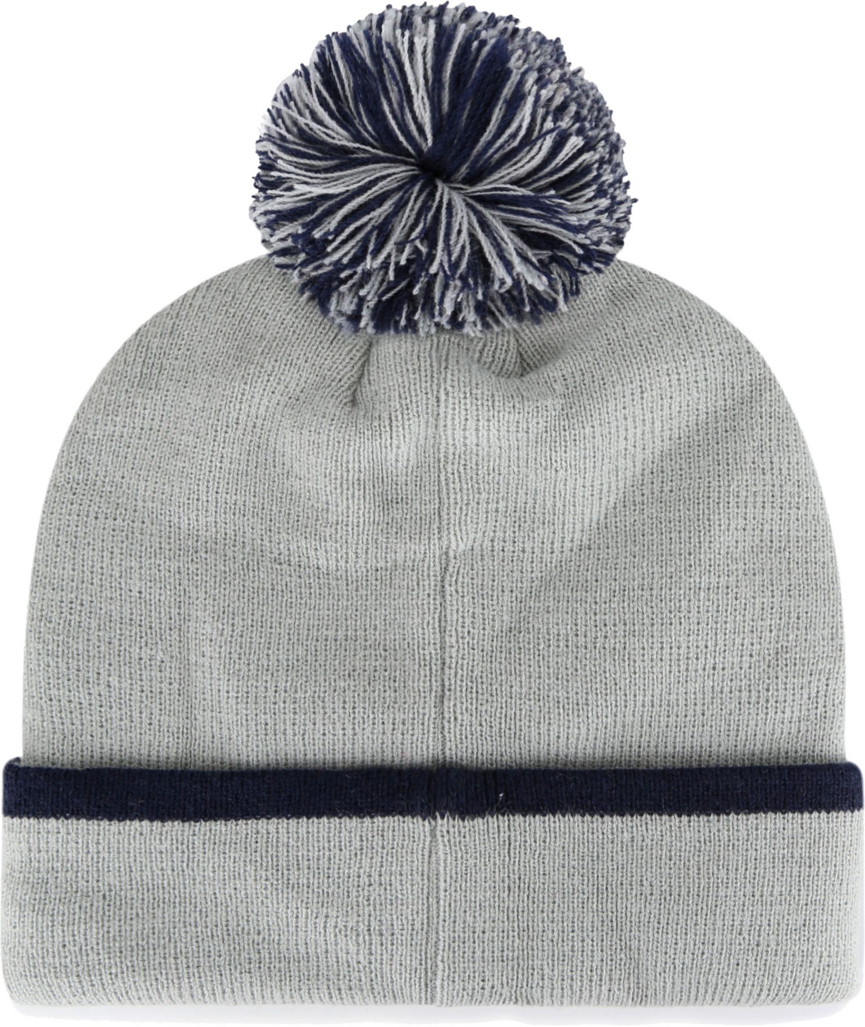 ‘47 Men's New York Yankees Grey Bar Cuffed Knit Pom Hat product image