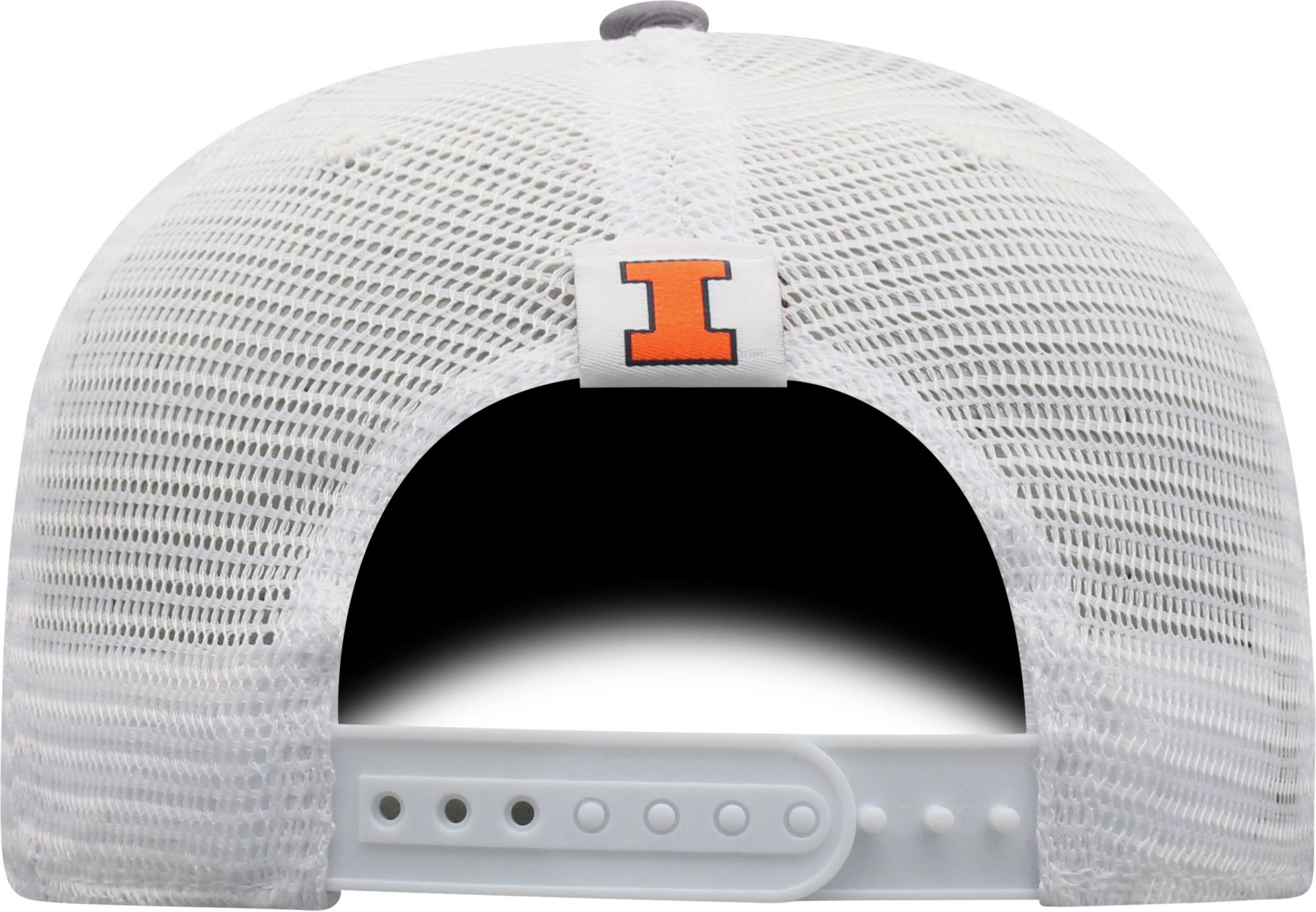 Top of the World Men's Illinois Fighting Illini Grey/White BB Two-Tone Adjustable Hat product image