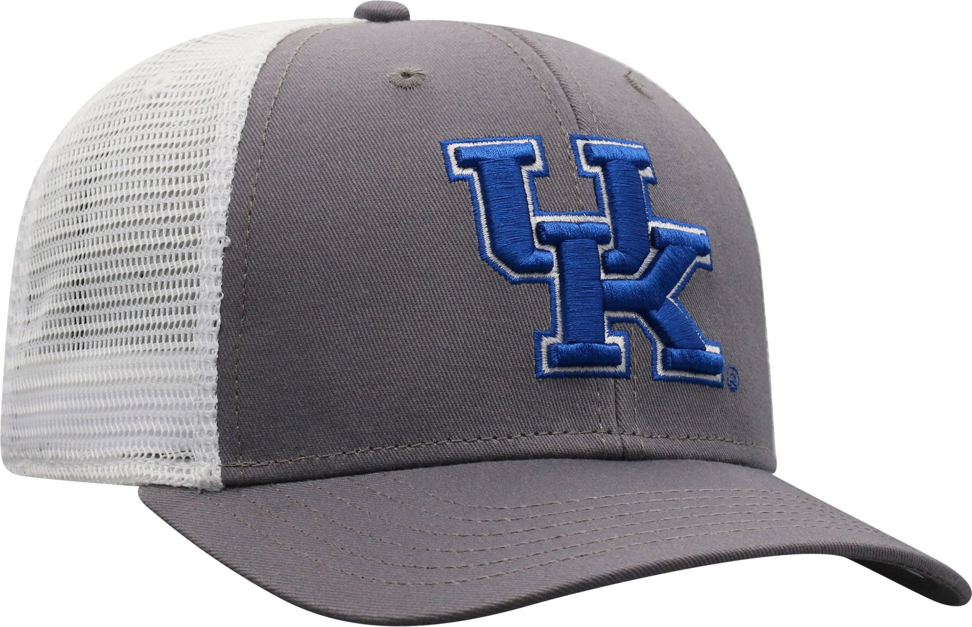 Top of the World Men's Kentucky Wildcats Grey/White BB Two-Tone Adjustable Hat product image