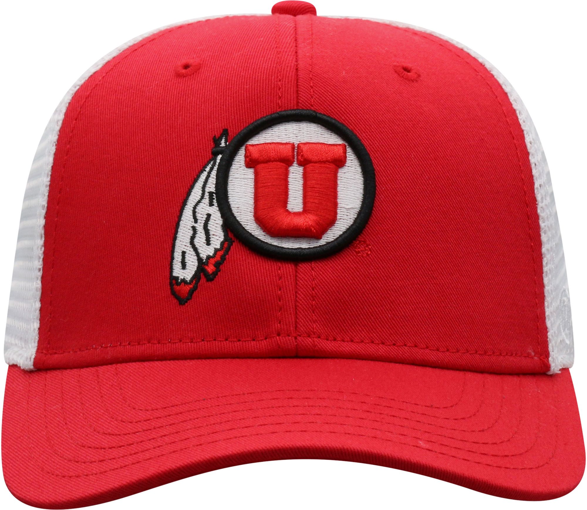 Top of the World Men's Utah Utes Crimson/White BB Two-Tone Adjustable Hat product image