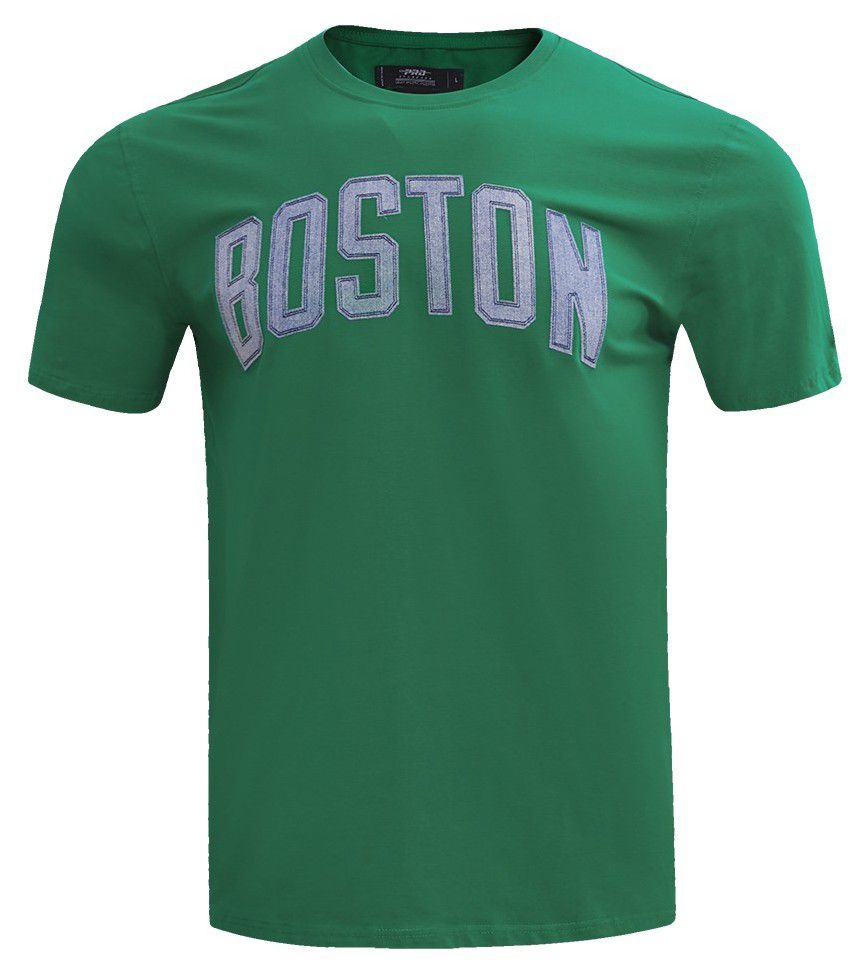 Pro Standard Men's Boston Celtics Green Varsity Blues Short Sleeve T-Shirt product image
