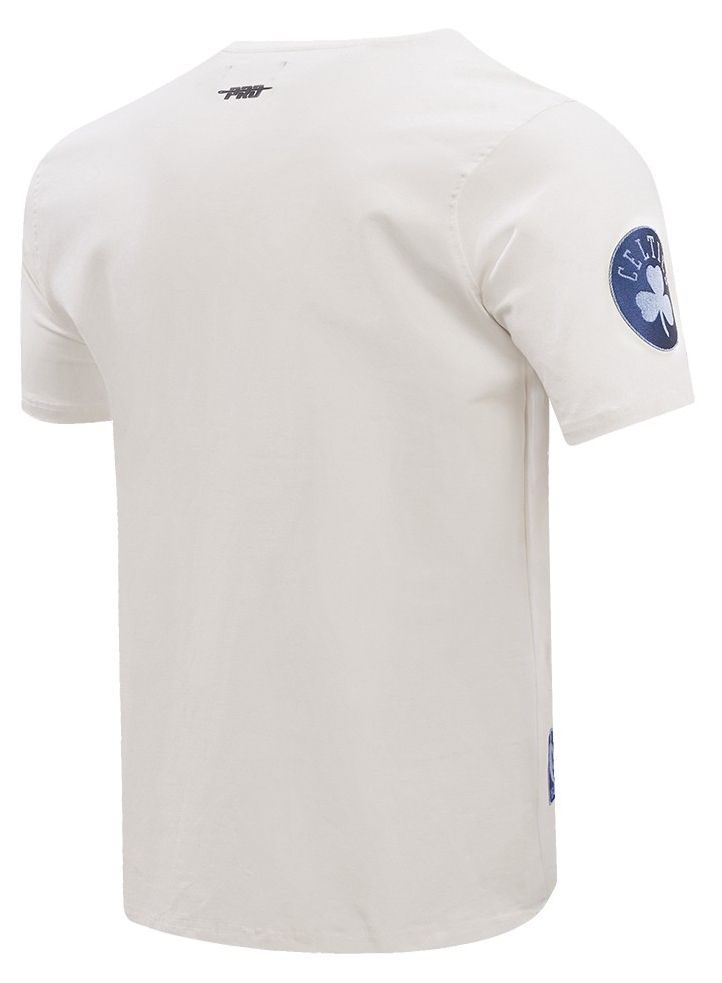Pro Standard Men's Boston Celtics Linen Varsity Blues Short Sleeve T-Shirt product image