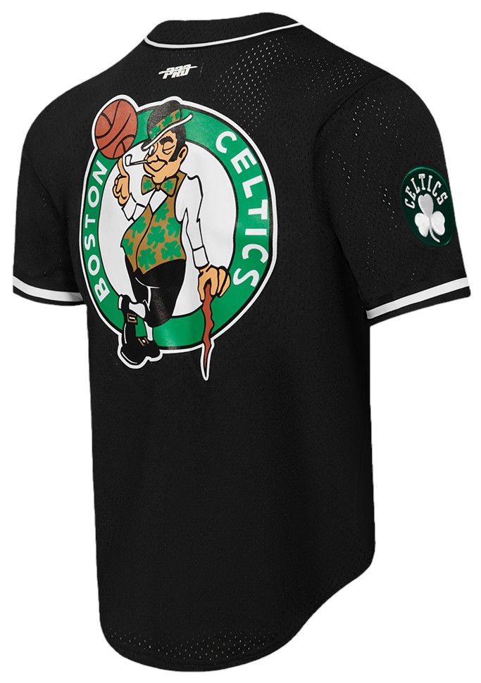 Pro Standard Adult Boston Celtics Mesh Button Up Shirt product image