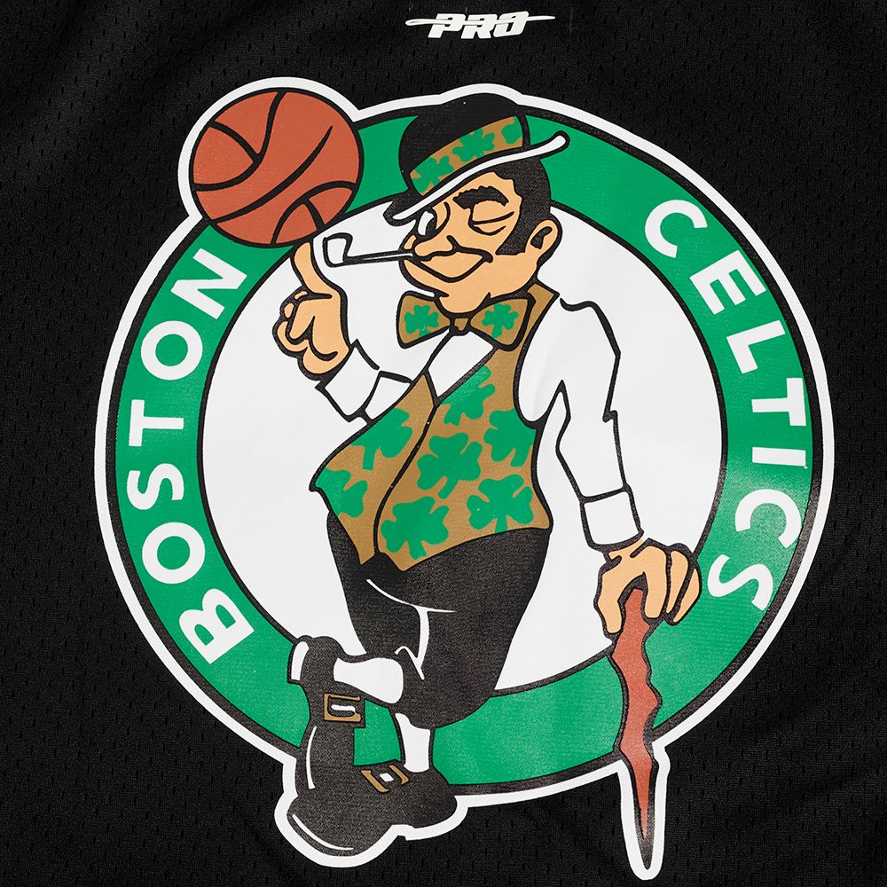 Pro Standard Adult Boston Celtics Mesh Button Up Shirt product image