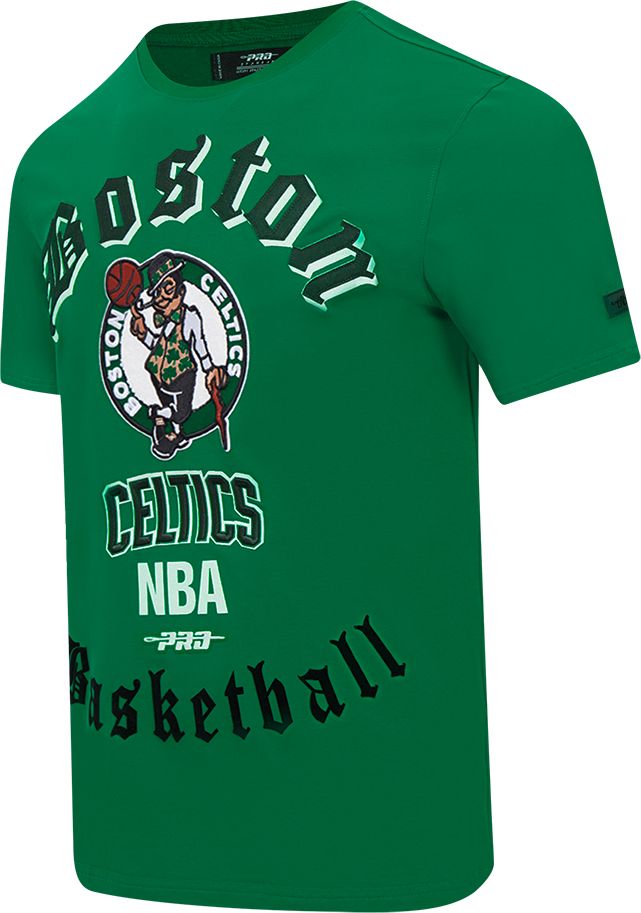 Pro Standard Men's Boston Celtics Green Old English Short Sleeve T-Shirt product image
