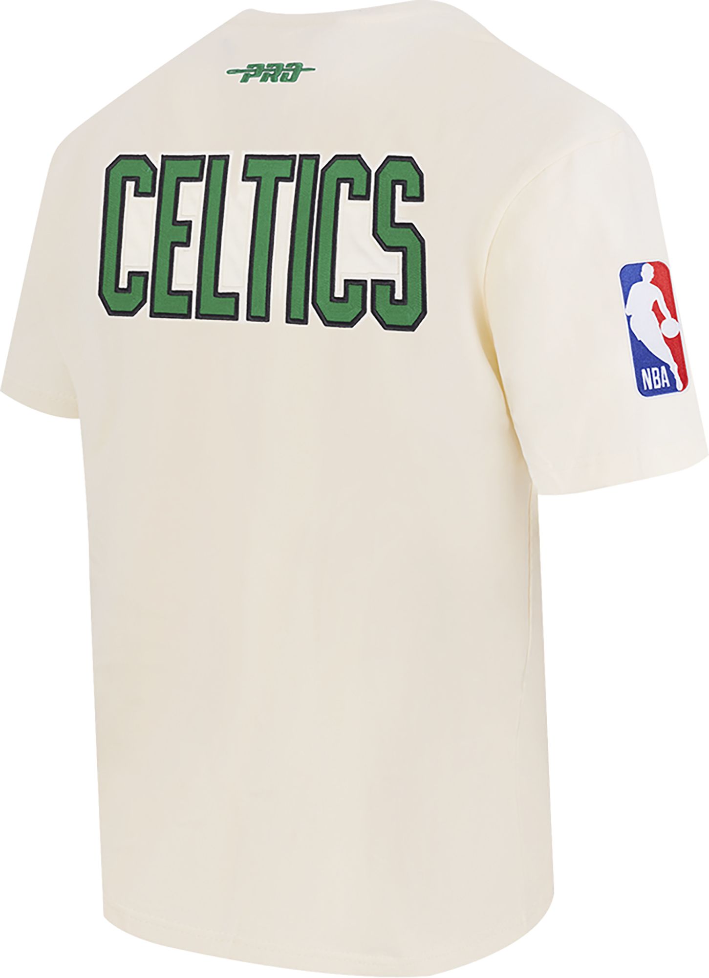 Pro Standard Men's Boston Celtics Cream Best Of Drop Shoulder T-Shirt product image