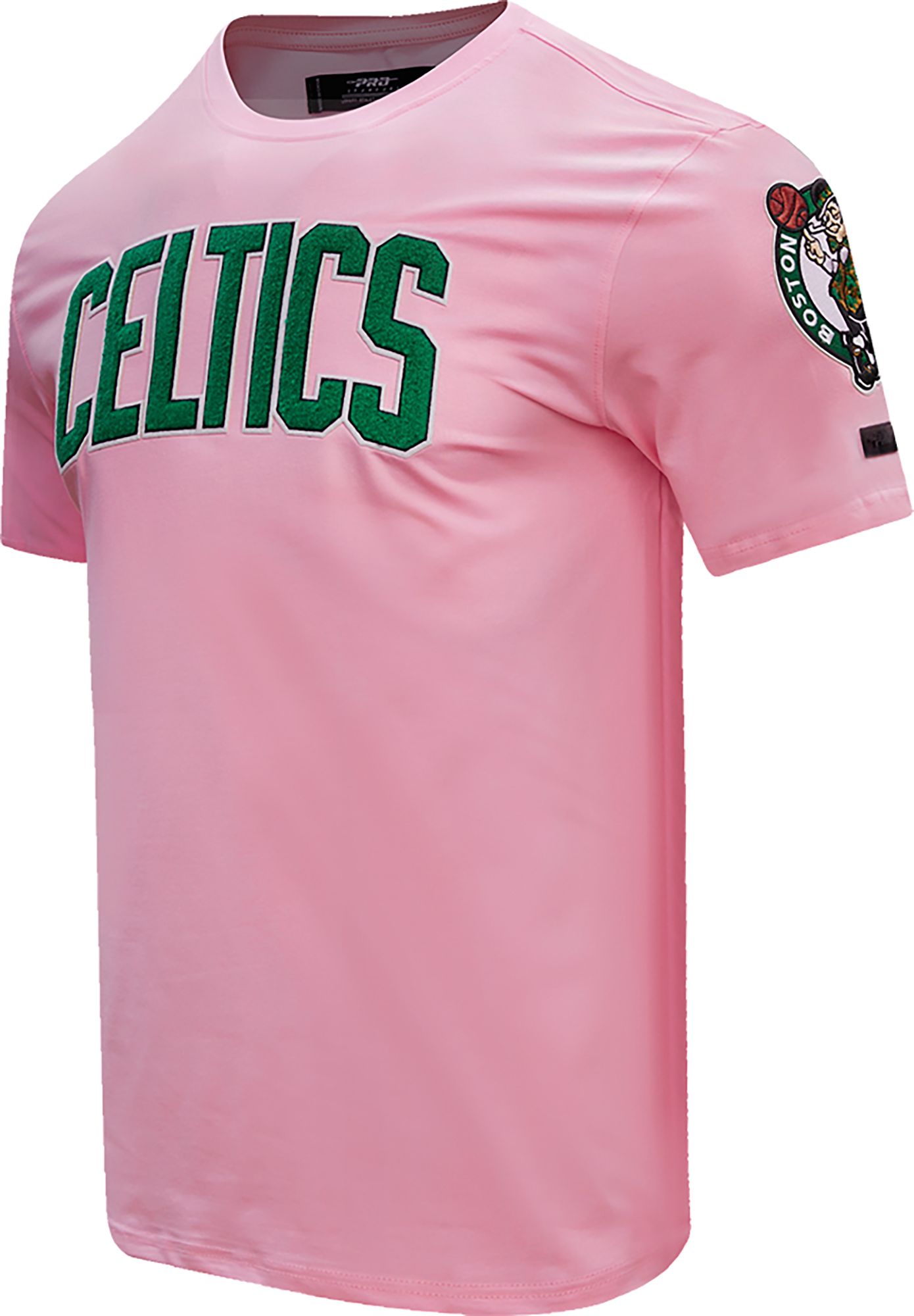 Pro Standard Men's Boston Celtics Pink Chenille T-Shirt product image