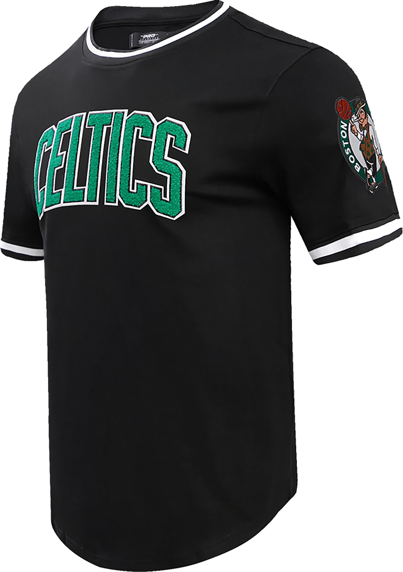 Pro Standard Men's Boston Celtics Black Chenille T-Shirt product image