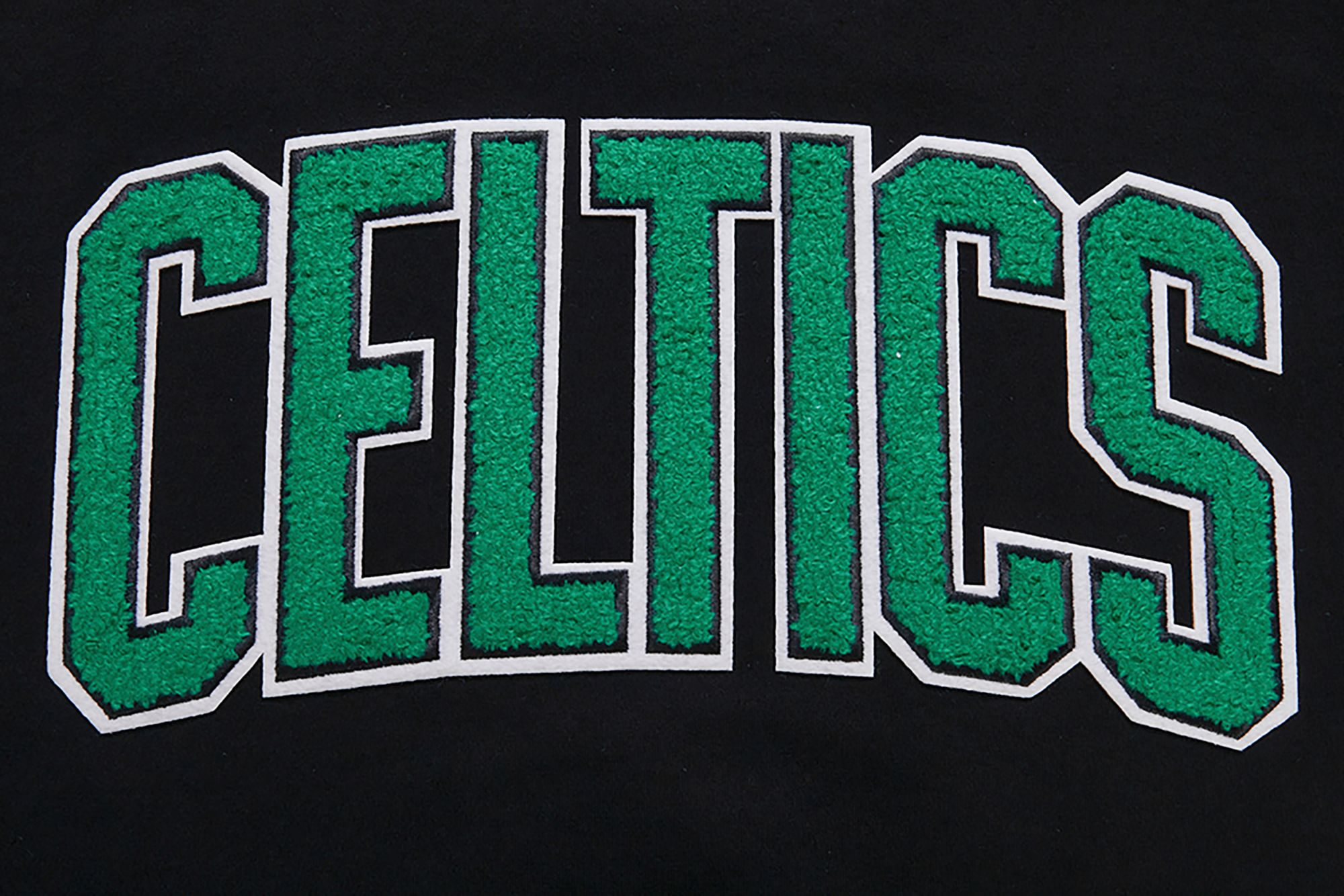 Pro Standard Men's Boston Celtics Black Chenille T-Shirt product image