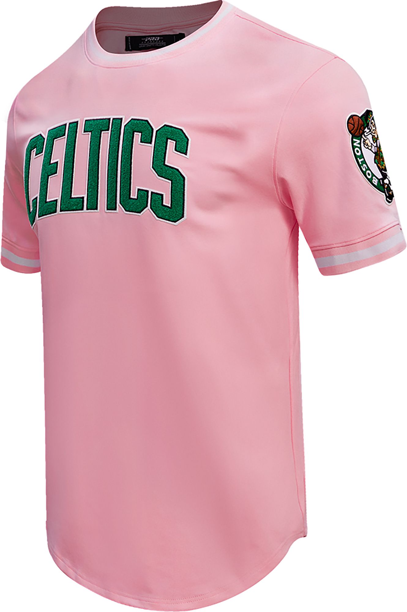 Pro Standard Men's Boston Celtics Pink Chenille T-Shirt product image