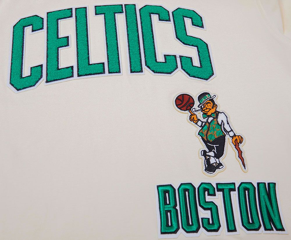 Pro Standard Adult Boston Celtics White Retro Classic Striped T-Shirt product image