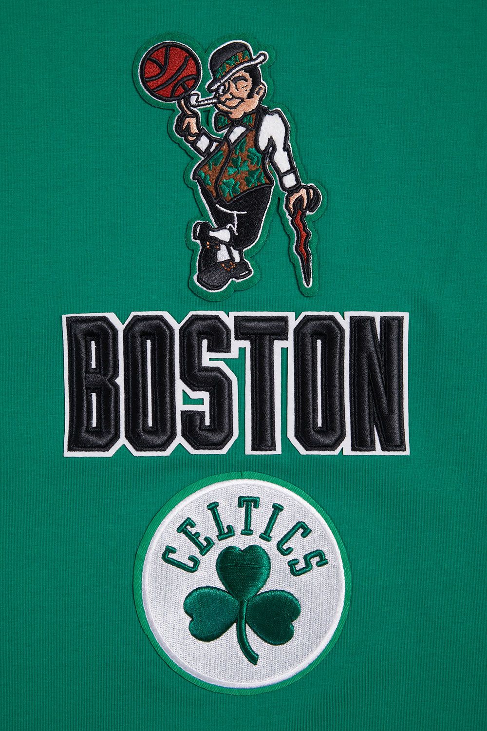 Pro Standard Adult Boston Celtics Green Retro Classic Striped T-Shirt product image