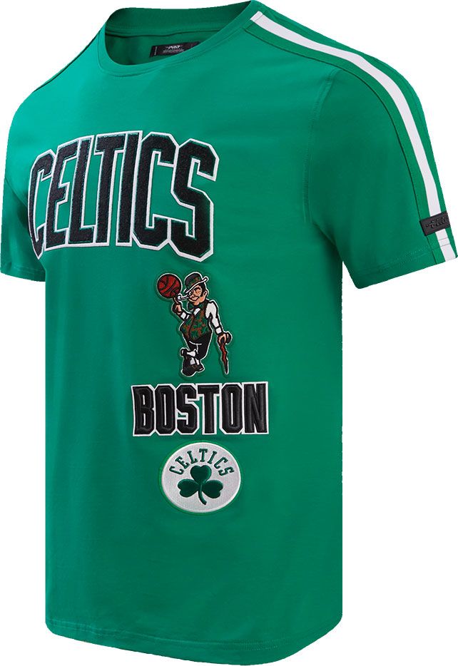 Pro Standard Adult Boston Celtics Green Retro Classic Striped T-Shirt product image