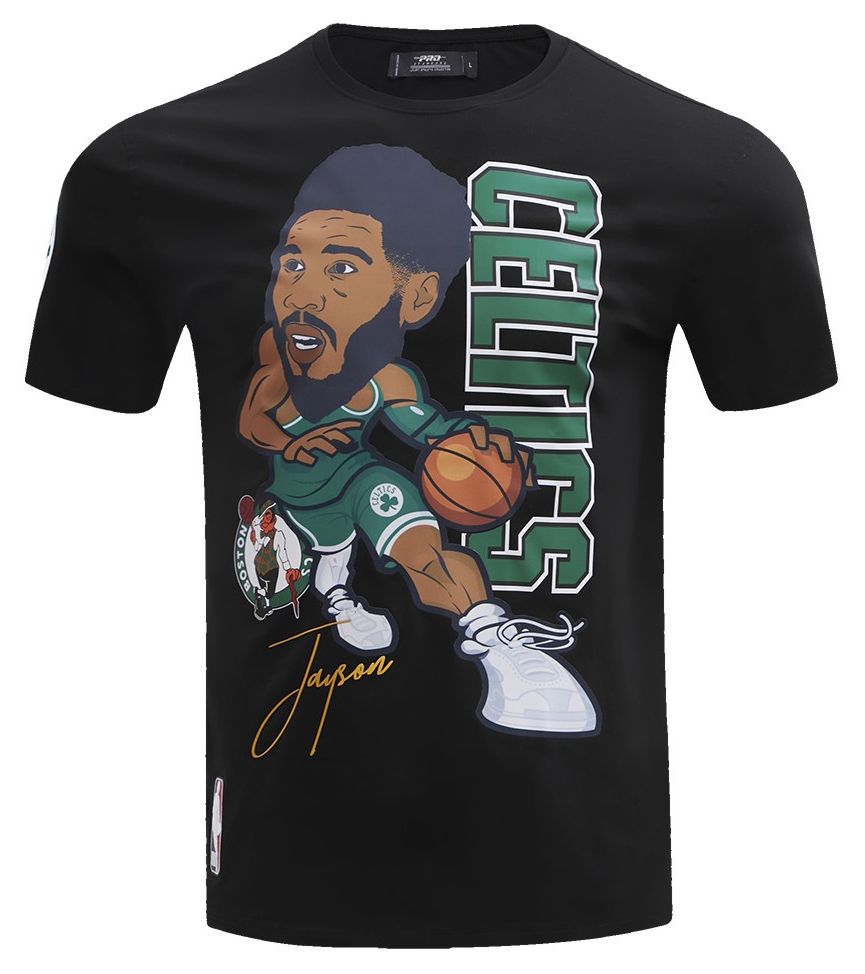 Pro Standard Men's Boston Celtics Black Jayson Tatum #0 Drive Short Sleeve T-Shirt product image