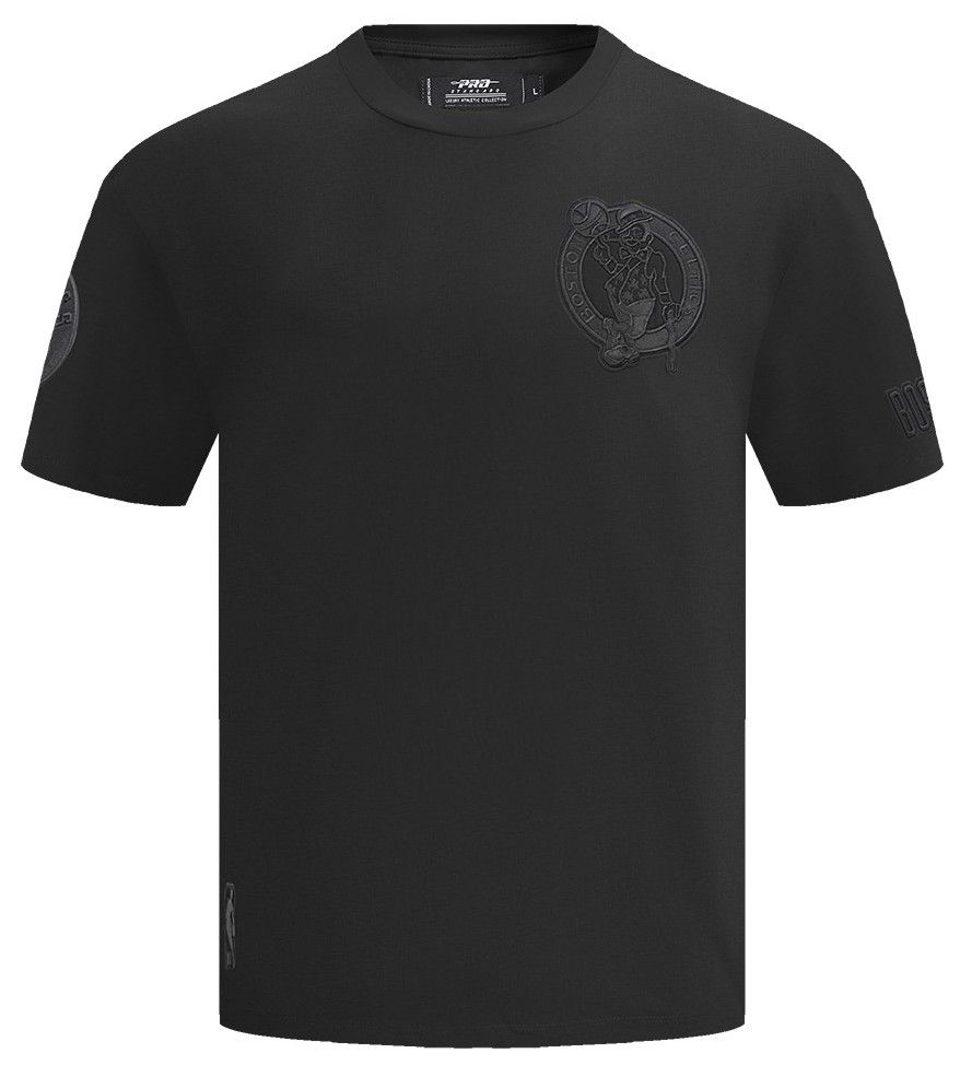 Pro Standard Men's Boston Celtics Black Neutral Drop Shoulder Short Sleeve T-Shirt product image