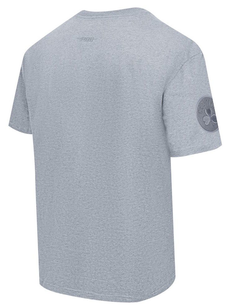 Pro Standard Men's Boston Celtics Gray Neutral Drop Shoulder Short Sleeve T-Shirt product image